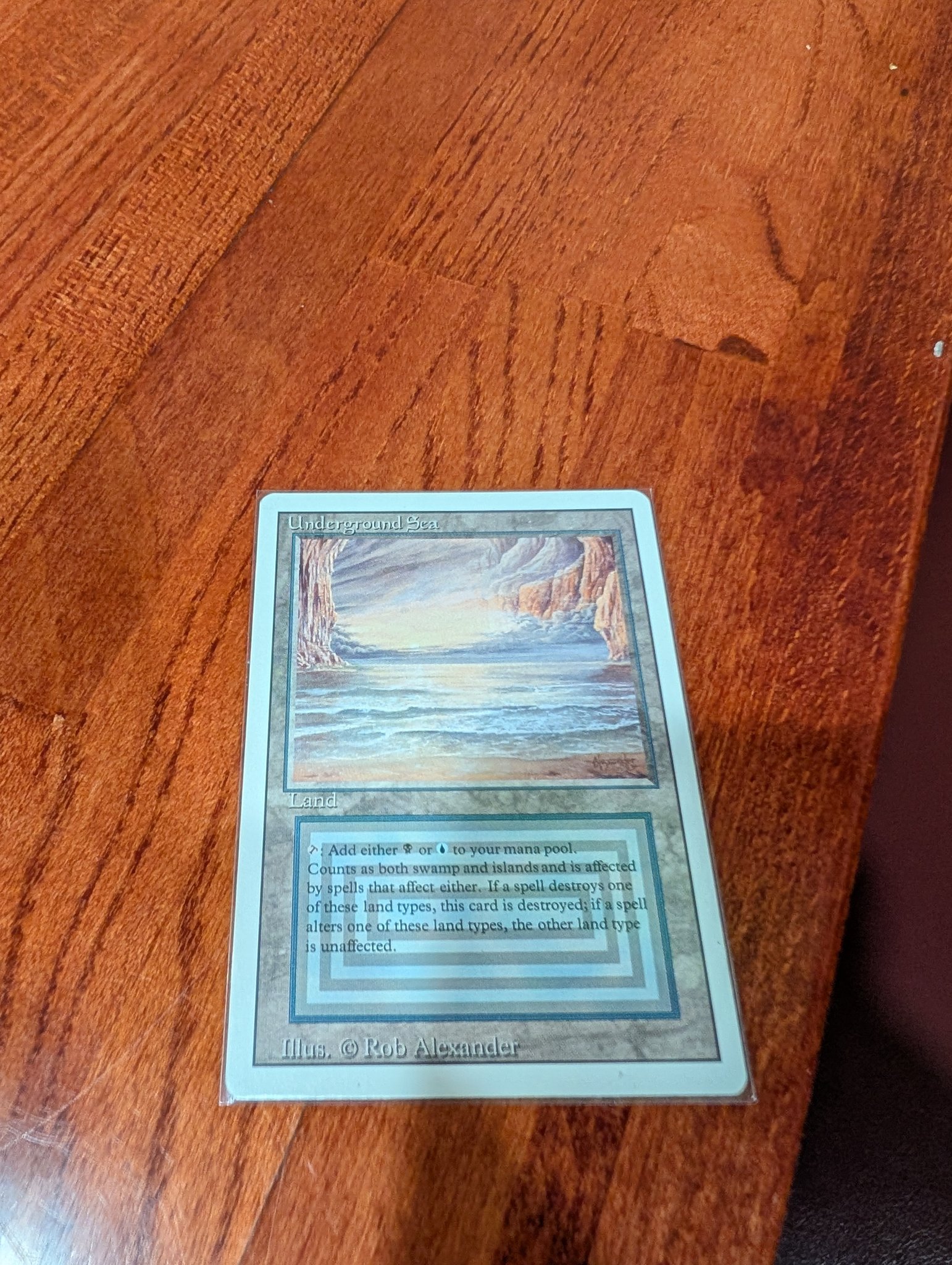 underground sea mtg card Proxy  Gilded Goblet Island Swamp. Dual Lands from 30th Anniversary