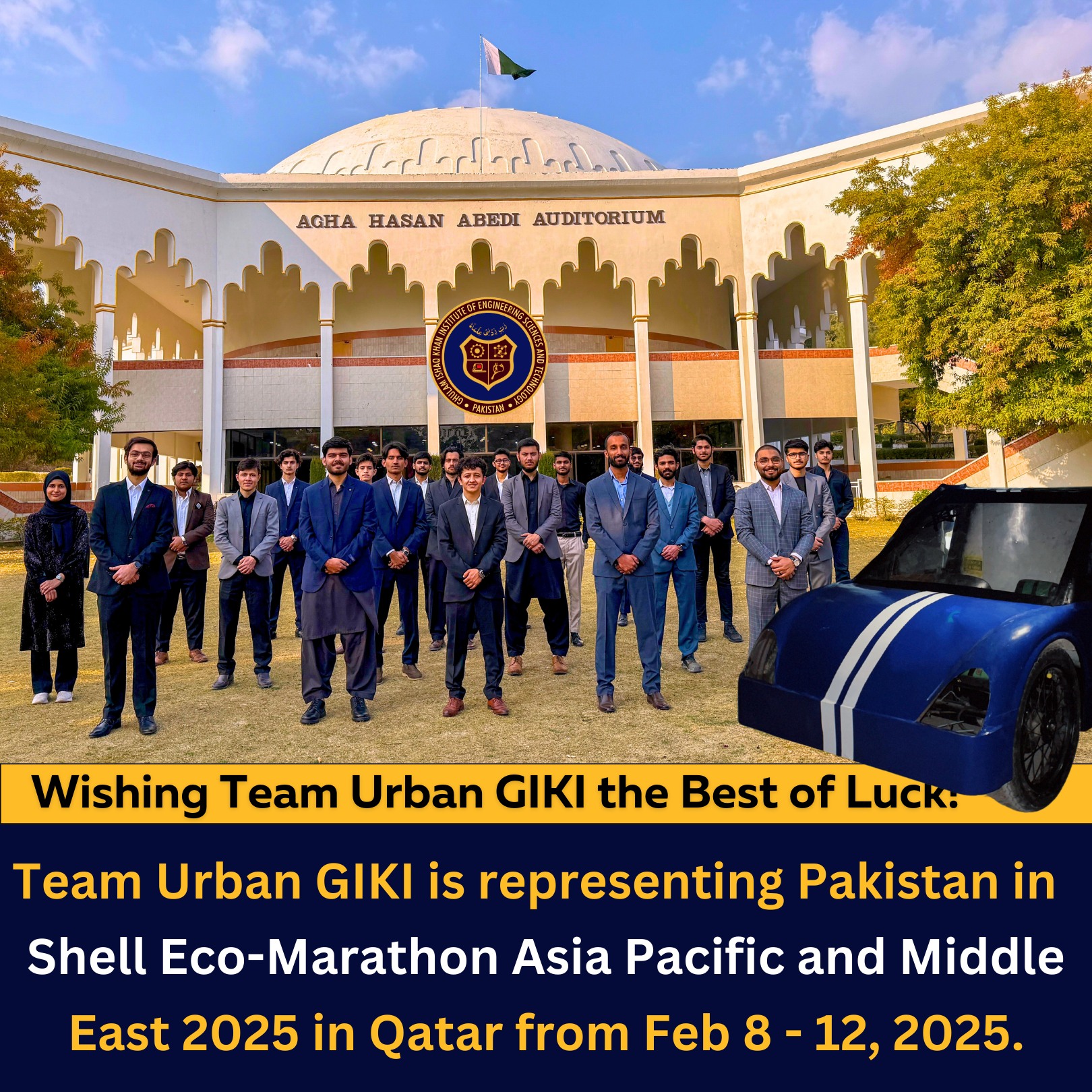 GIKI - 🚀 Team Urban GIKI Gears Up for Shell Eco-Marathon Asia Pacific ...
