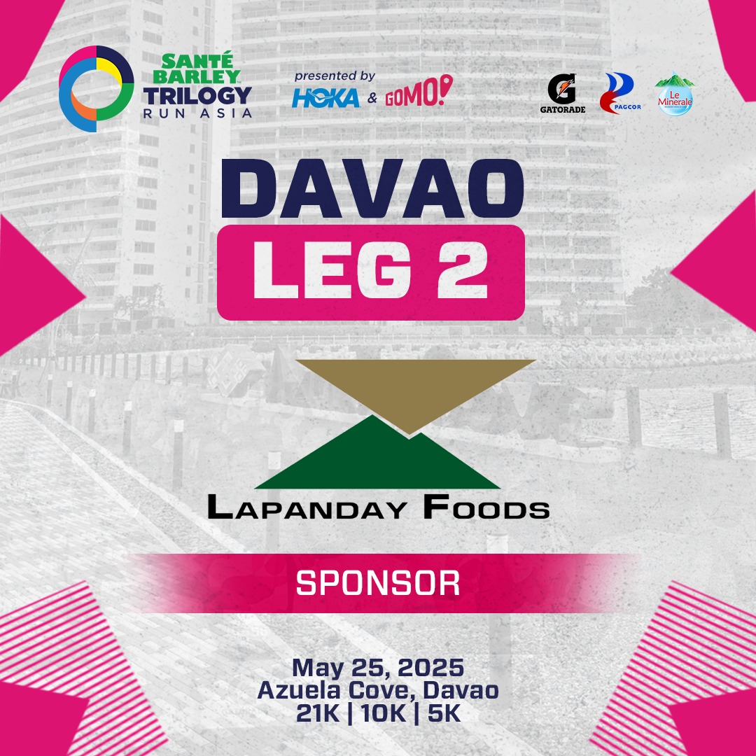 Sante - 🍌 Go Bananas with Lapanday Foods! Lapanday Foods fuels runners ...