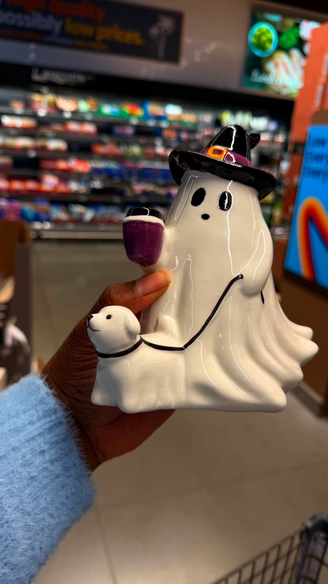 Cute ghost ceramic decorations at ALDI