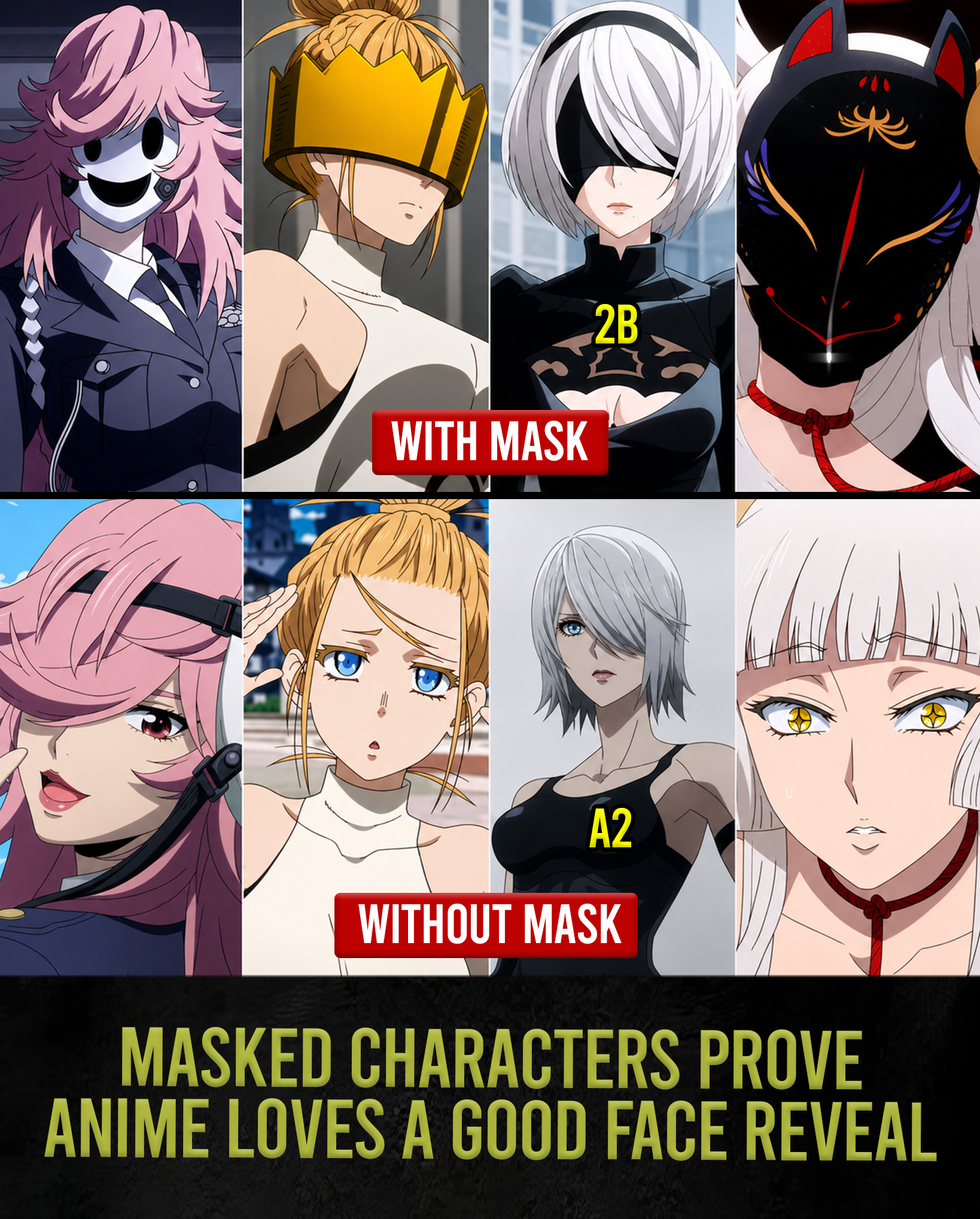 シロ　① There's something about a hidden face that instantly makes a