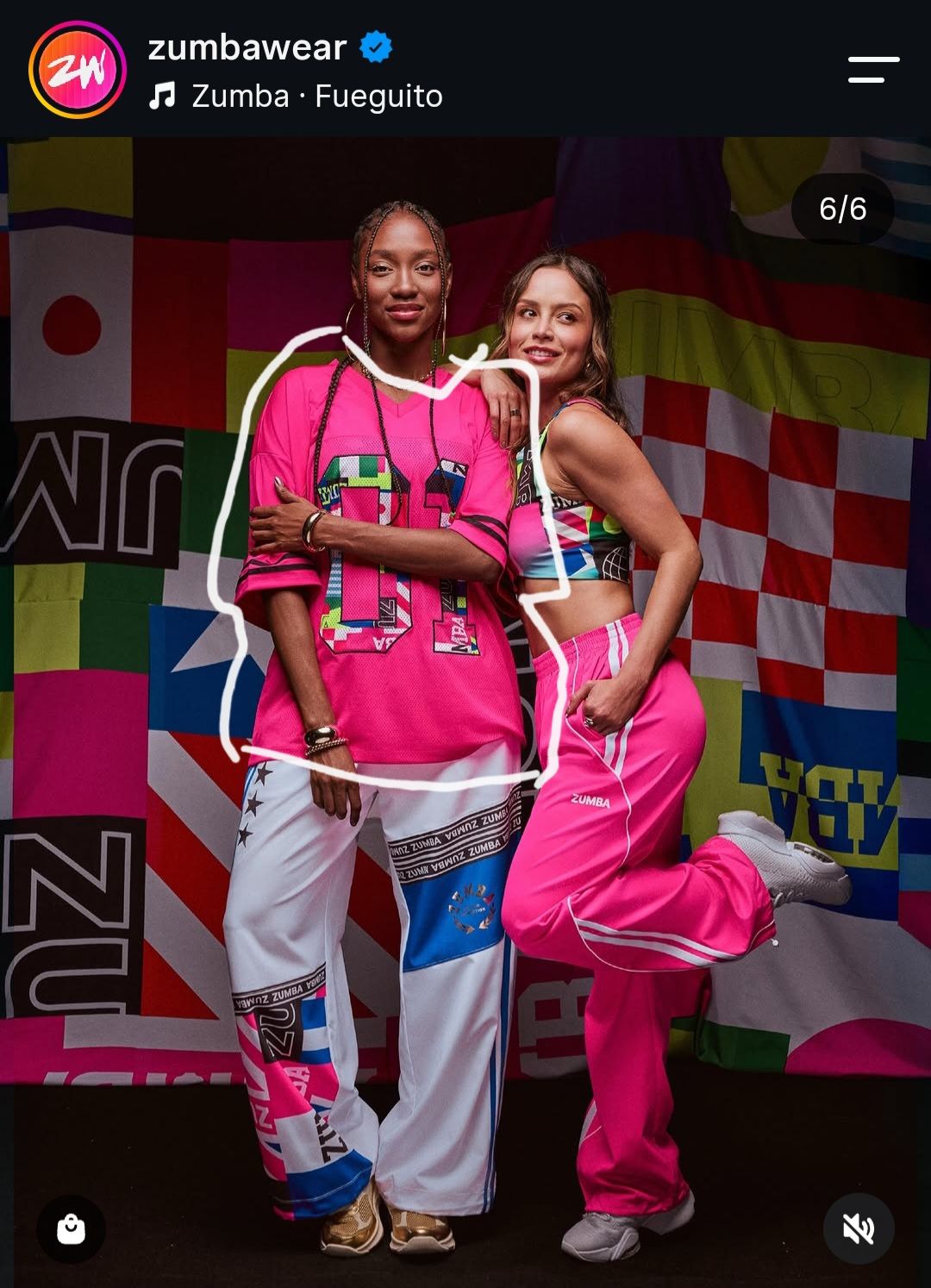 What size to buy in oversized Zumba jersey tops?