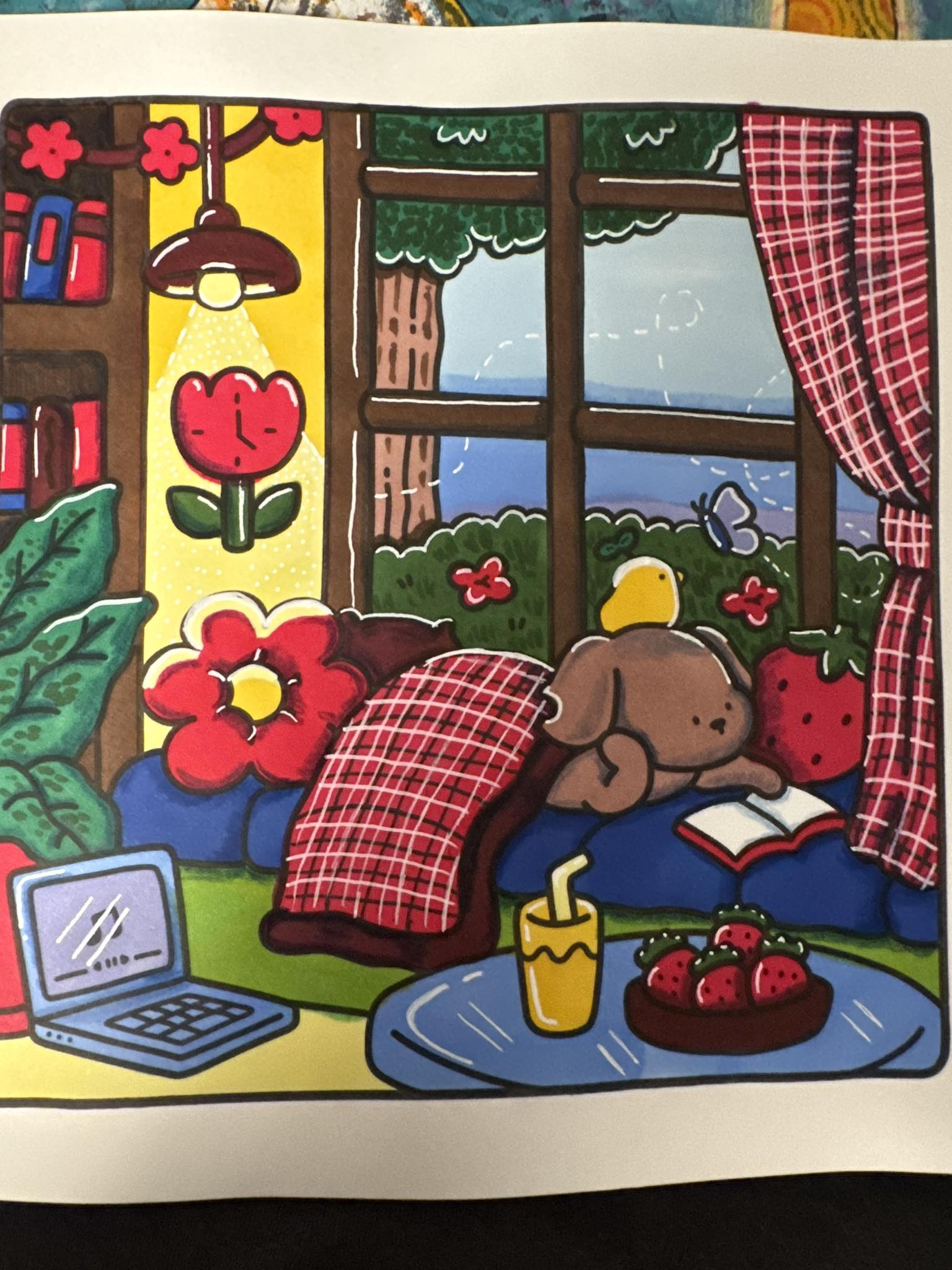 Cozy cuties coloring with Ohuhu and Grabie markers