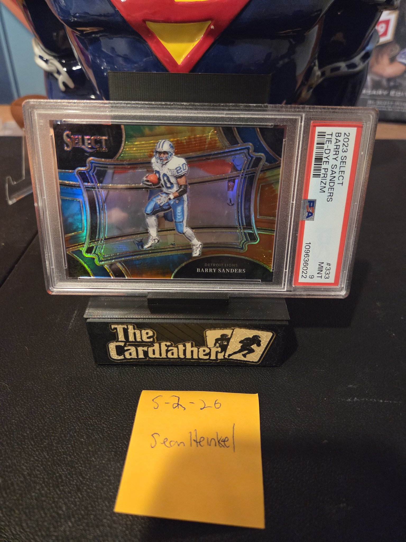 Barry Sanders 2023 select tie dye prizm /25