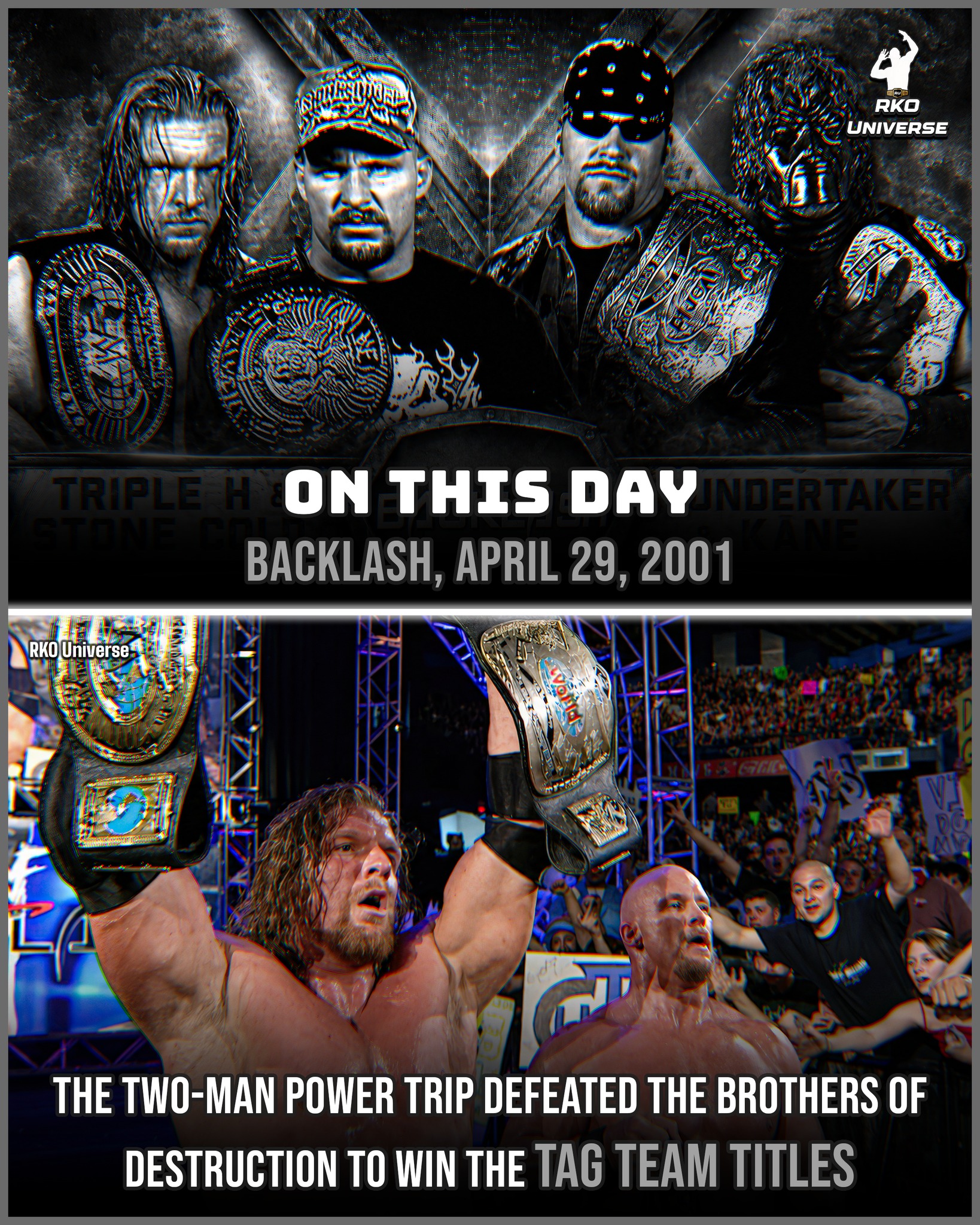 25 years ago today at Backlash, The Two-Man Power Trip [Stone Cold