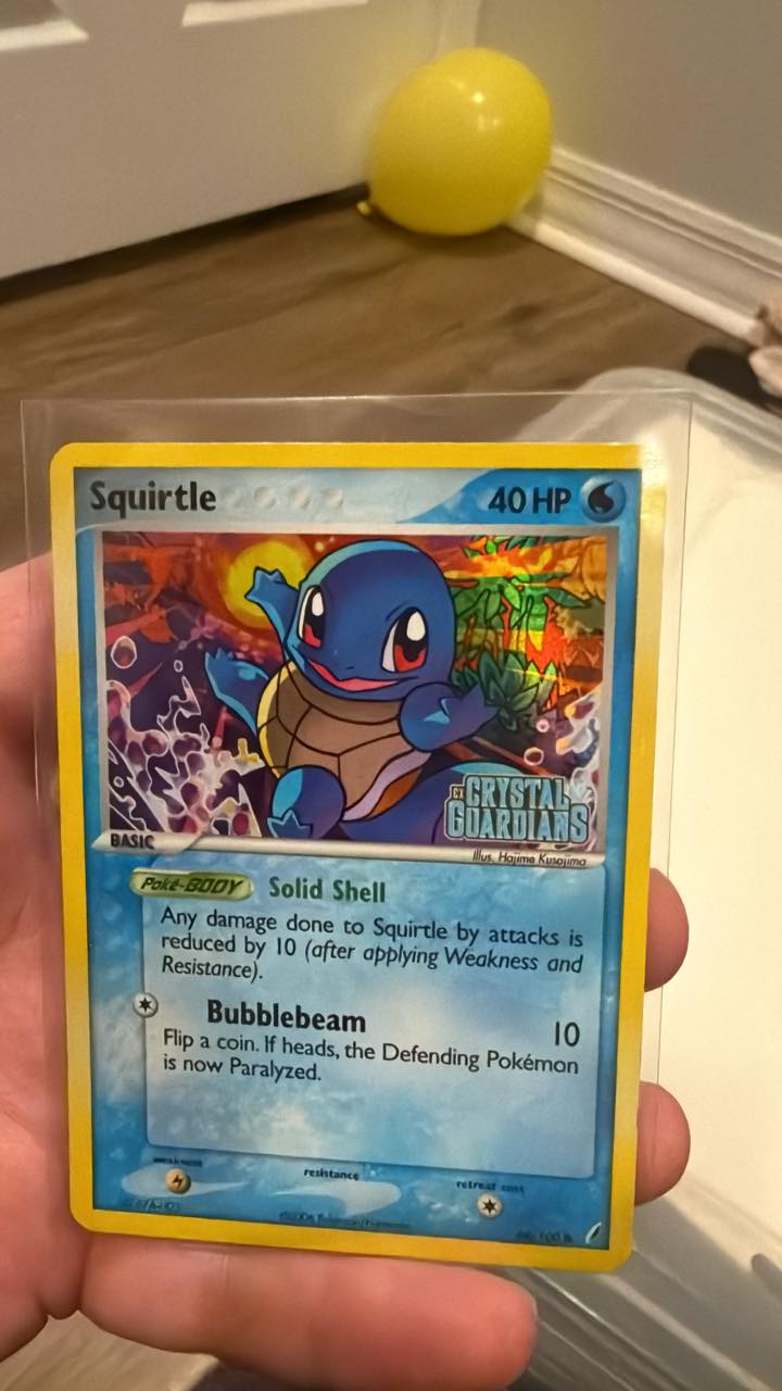 squirtle holographic card - 22/181 - Team Up Just a moment of appreciation