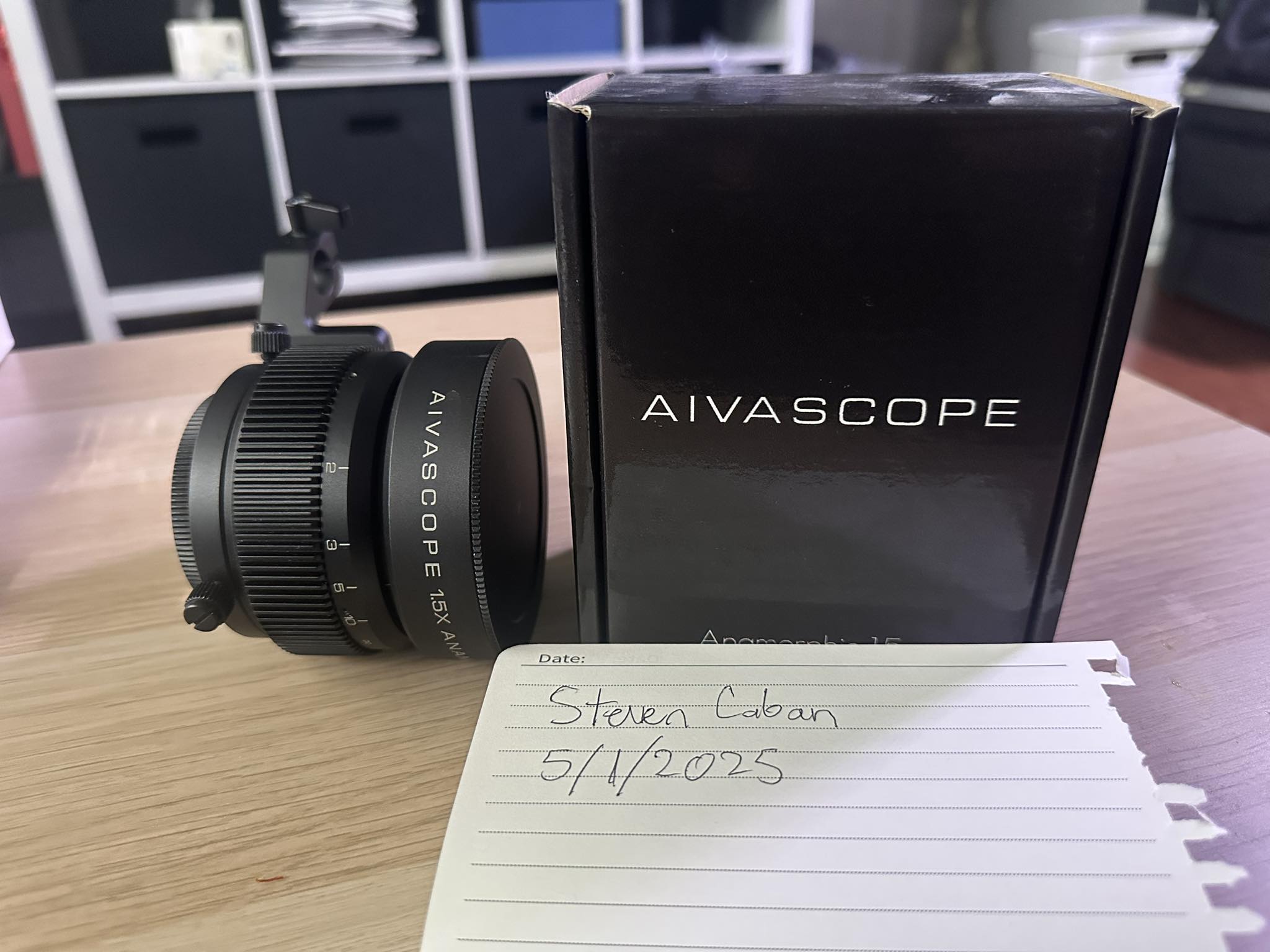 Aivascope 1.5x anamorphic adapter zarna