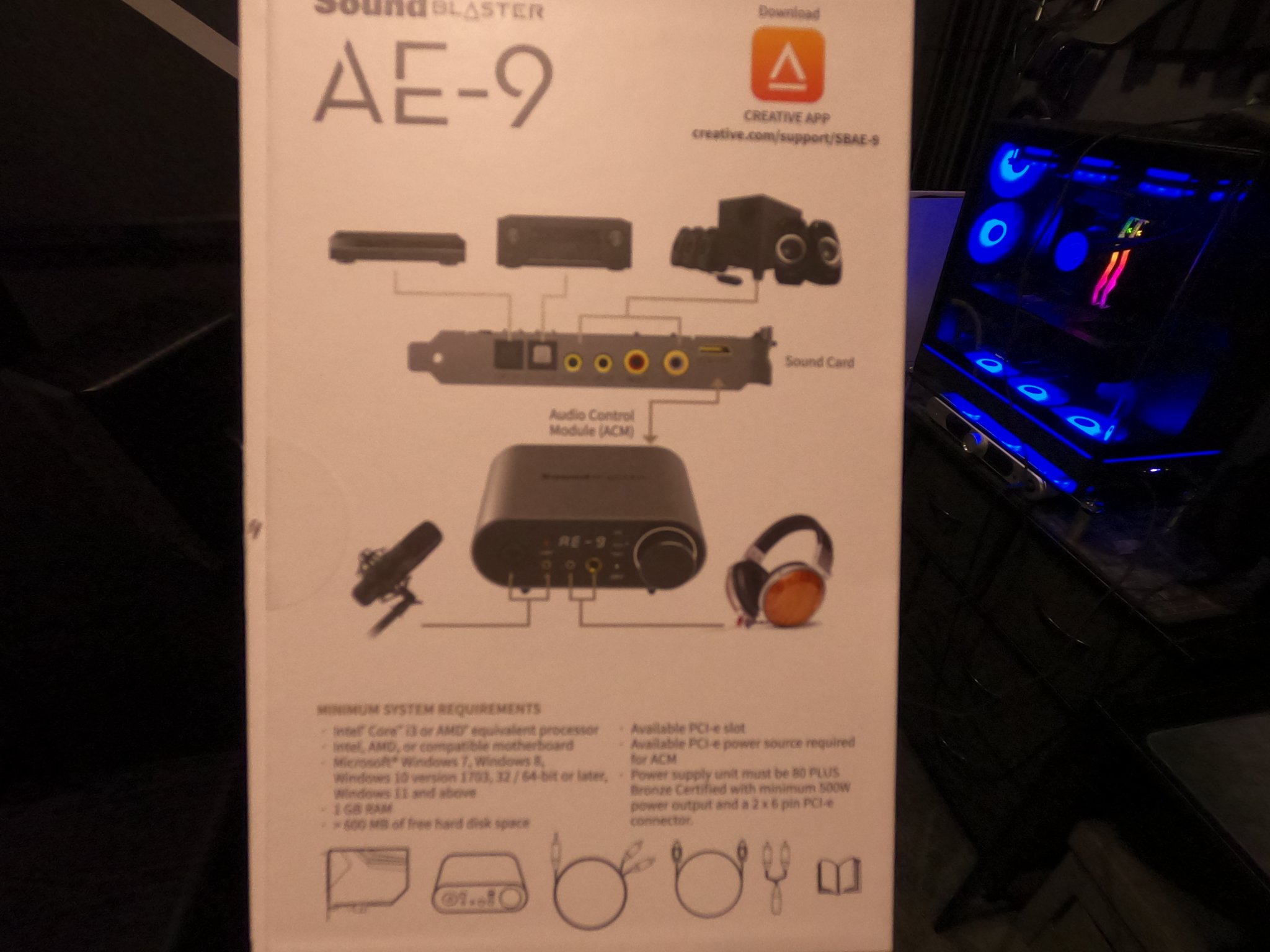 Sound Blaster AE-9 (Includes Card and Module) | Used - like new