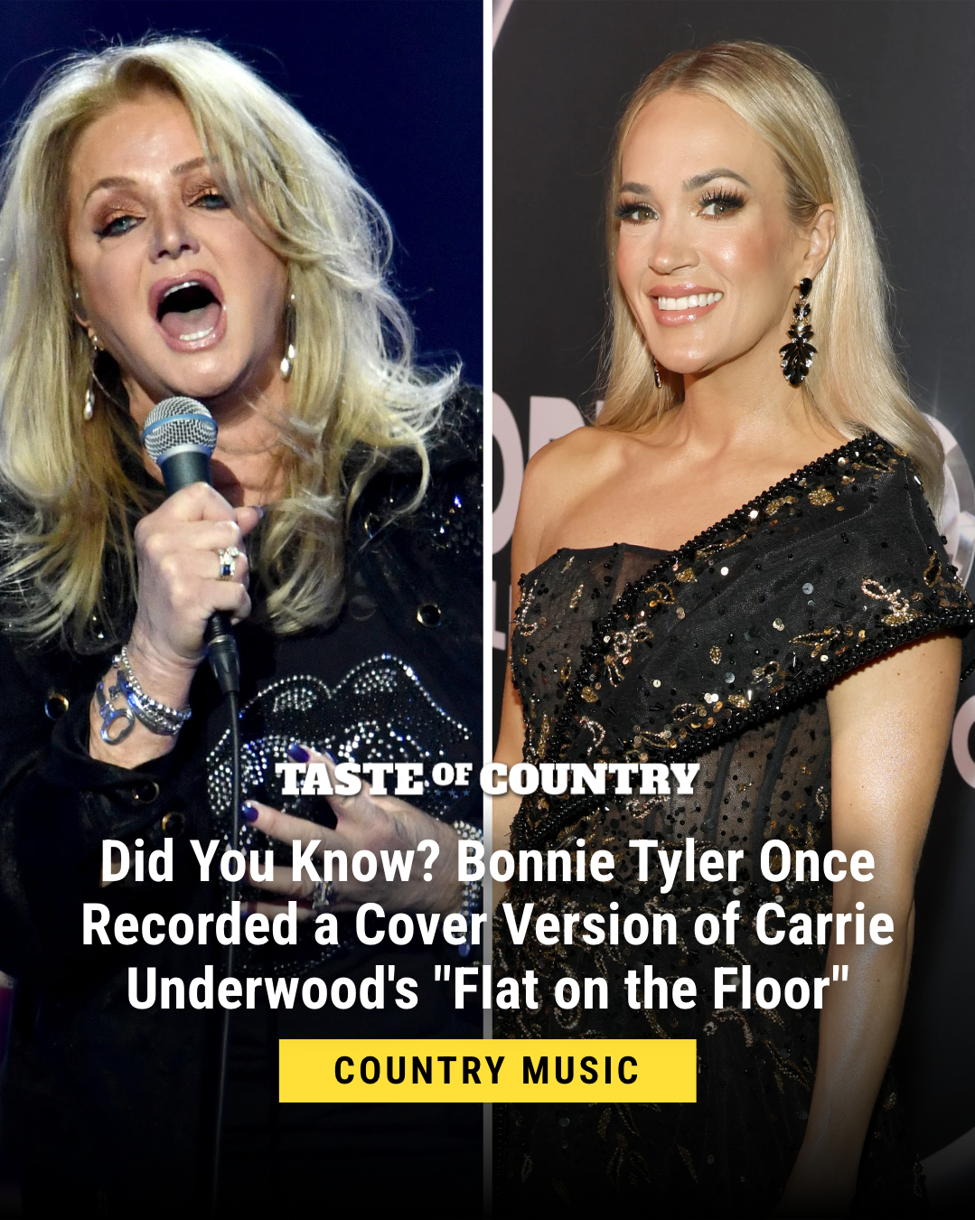 Bonnie Tyler was best known as a pop legend...but she actually had some pretty significant country connections. After scoring a Top 10 country hit back in the late 1970s, Tyler would come