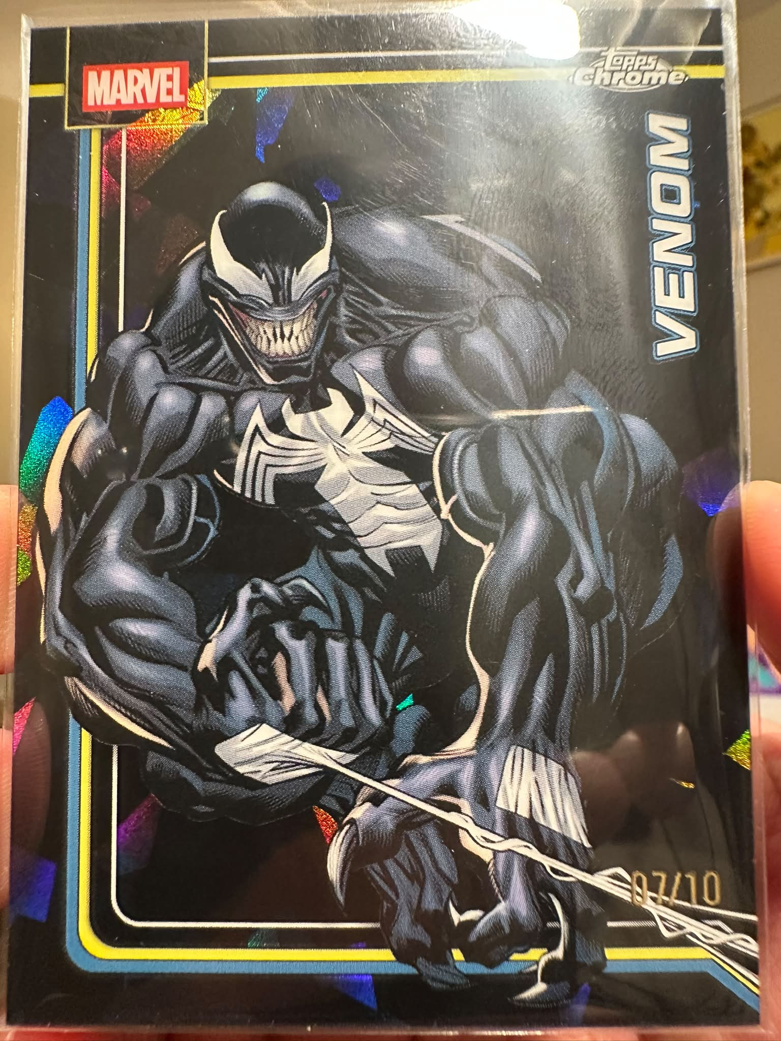 HUGE 2/5 Red Venom from Topps Chrome Marvel Sapphire 🩸