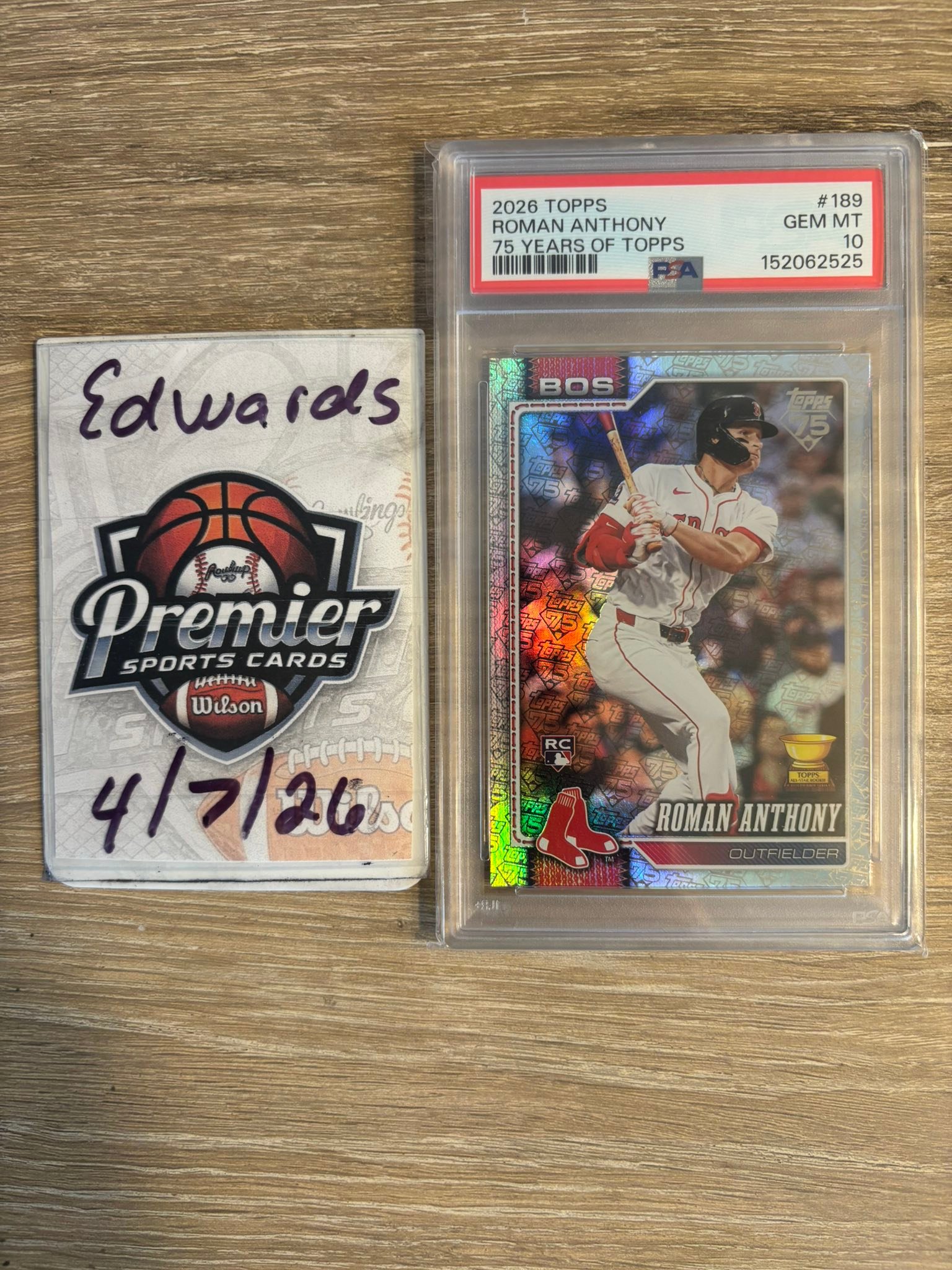 Roman Anthony 2026 Topps Series 1 