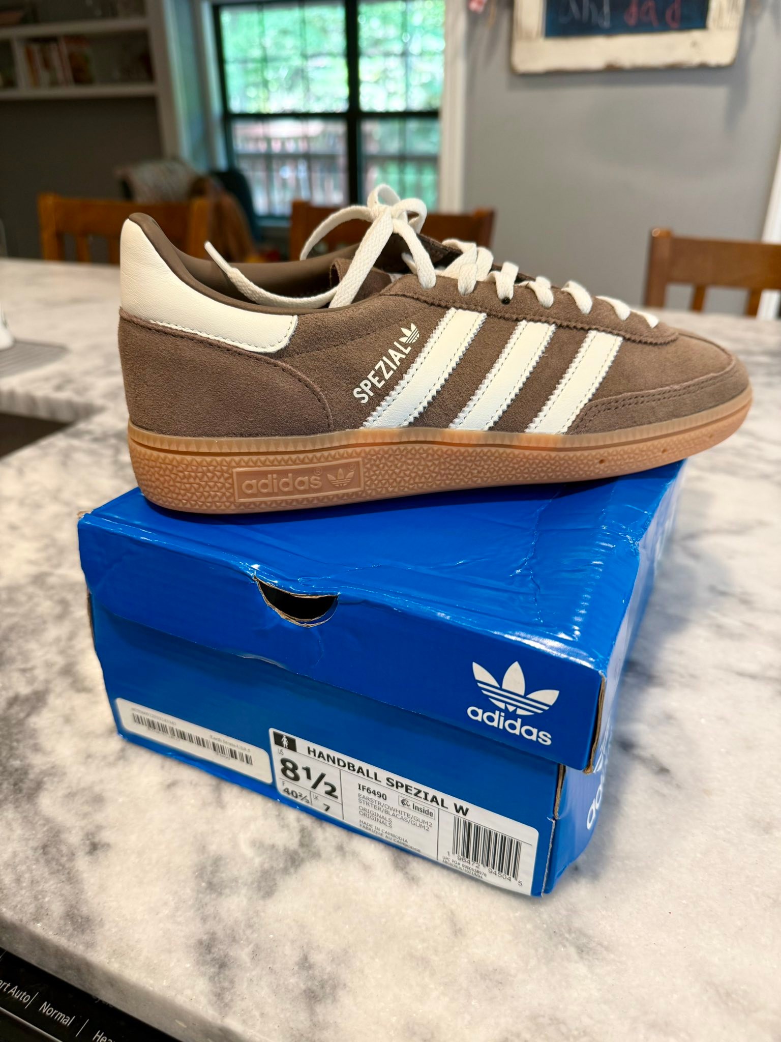 Women's adidas Grand Court Alpha sneakers in a soft peachy-orange