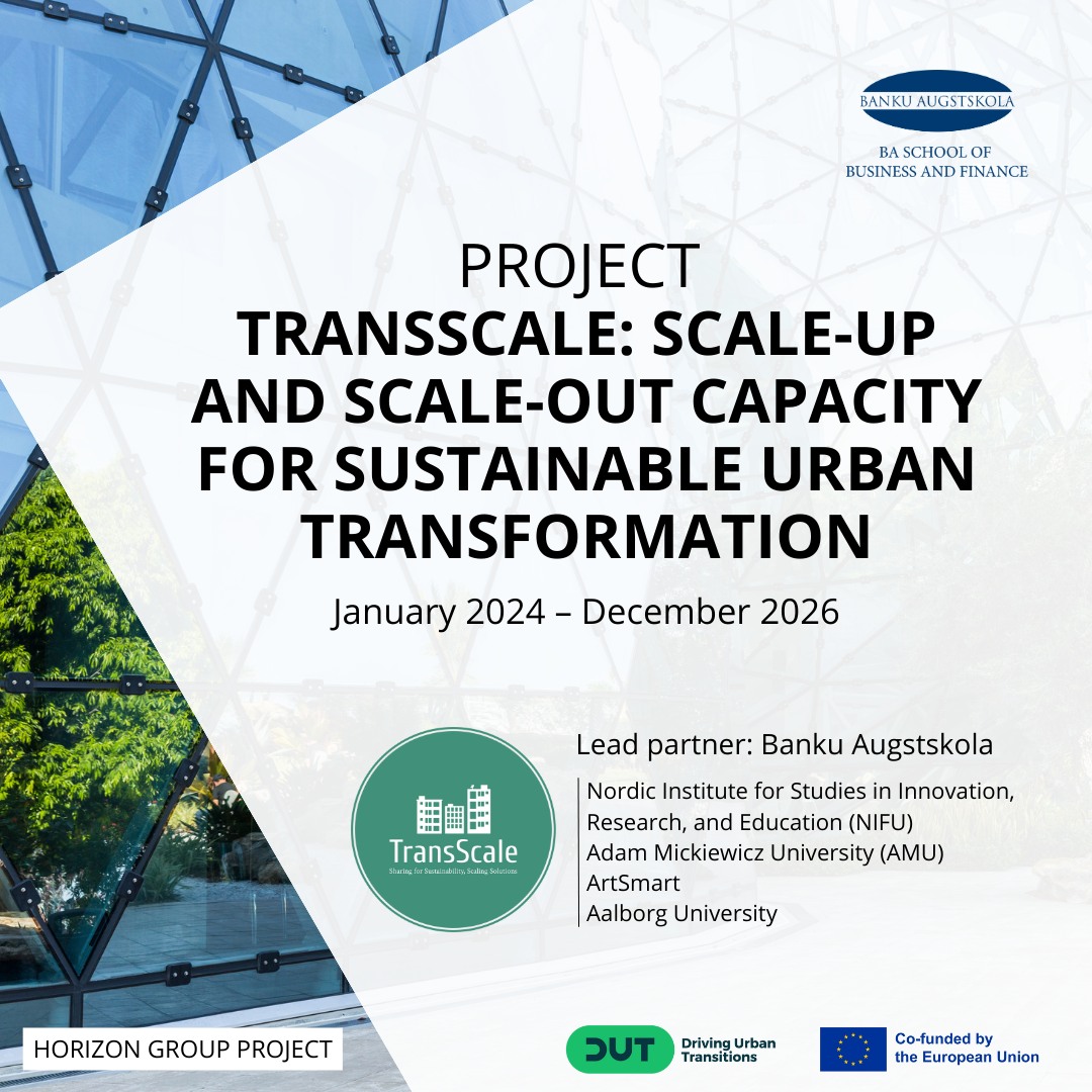 “TransScale Project: Advancing Urban... - Banku augstskola
