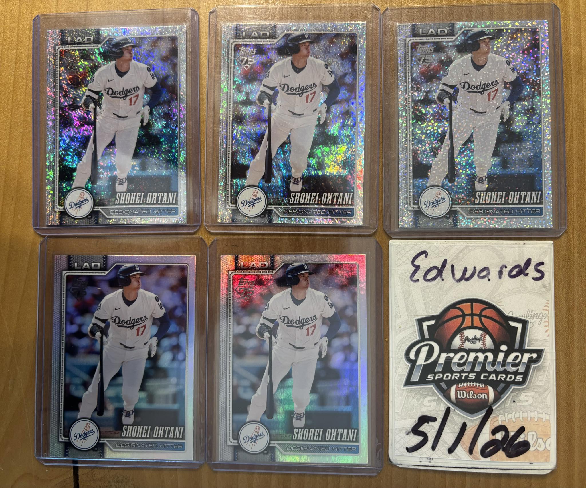 What is the value of the Pink foil Ohtani Big Ticket 2026, Series 