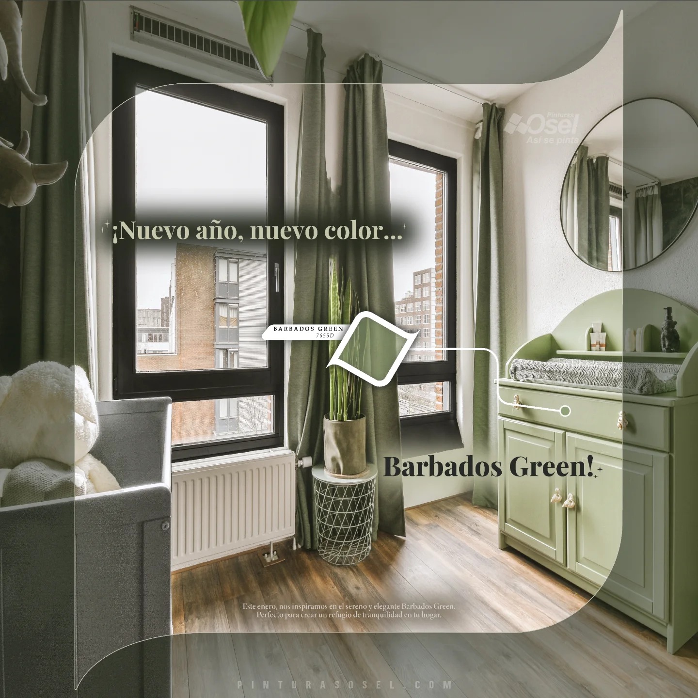 Pinturas - El verde es un gran color para iniciar el año, ya que ...