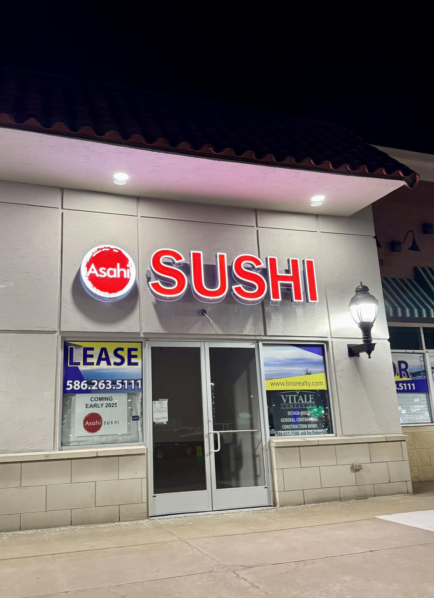Asahi Sushi New Location at 25 and Van Dyke