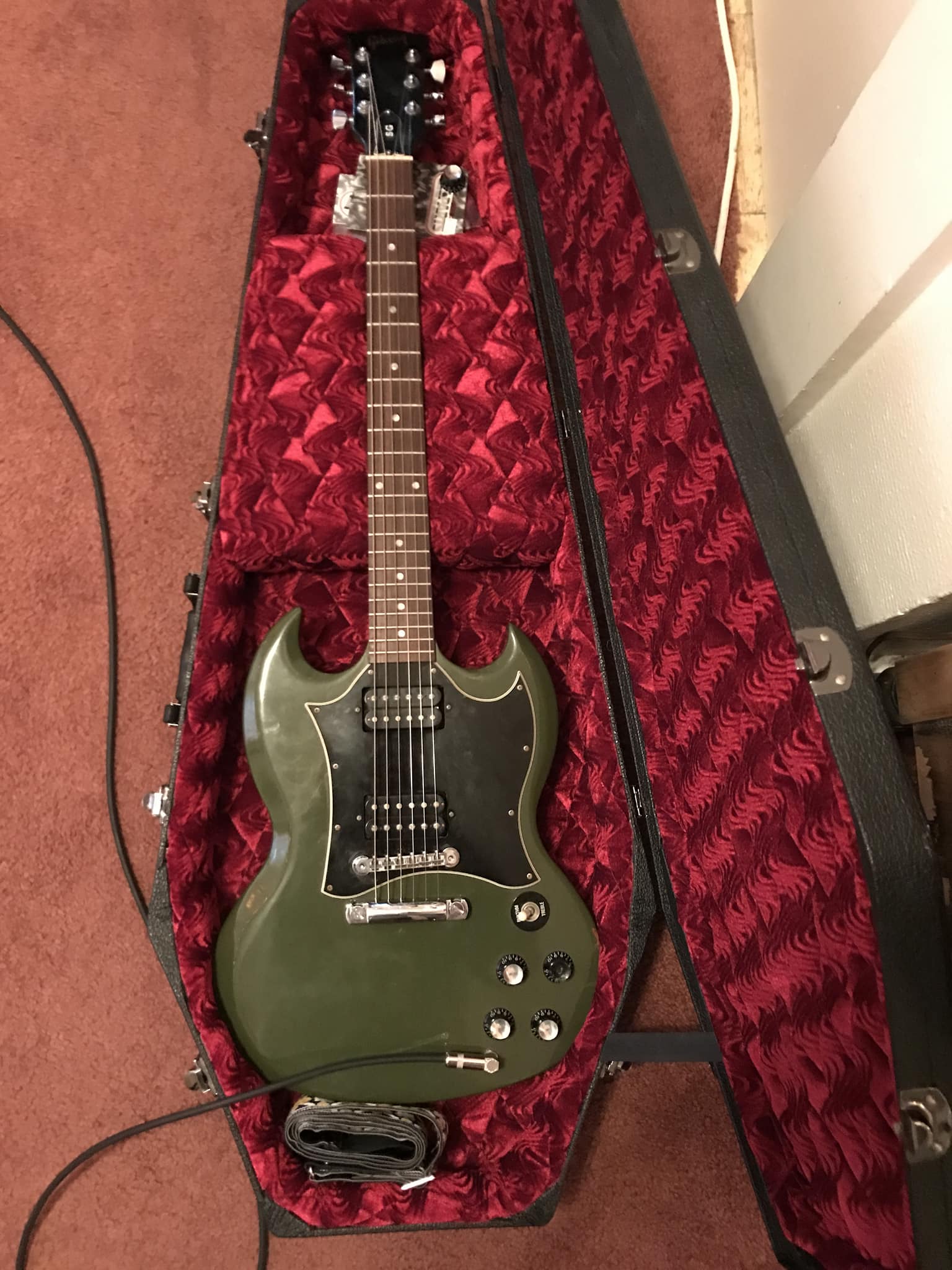 2001 Gibson SG Special in Olive Drab Green