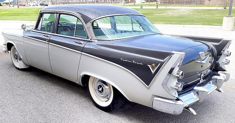 1957 Dodge custom Royal D500 with record player, rare car