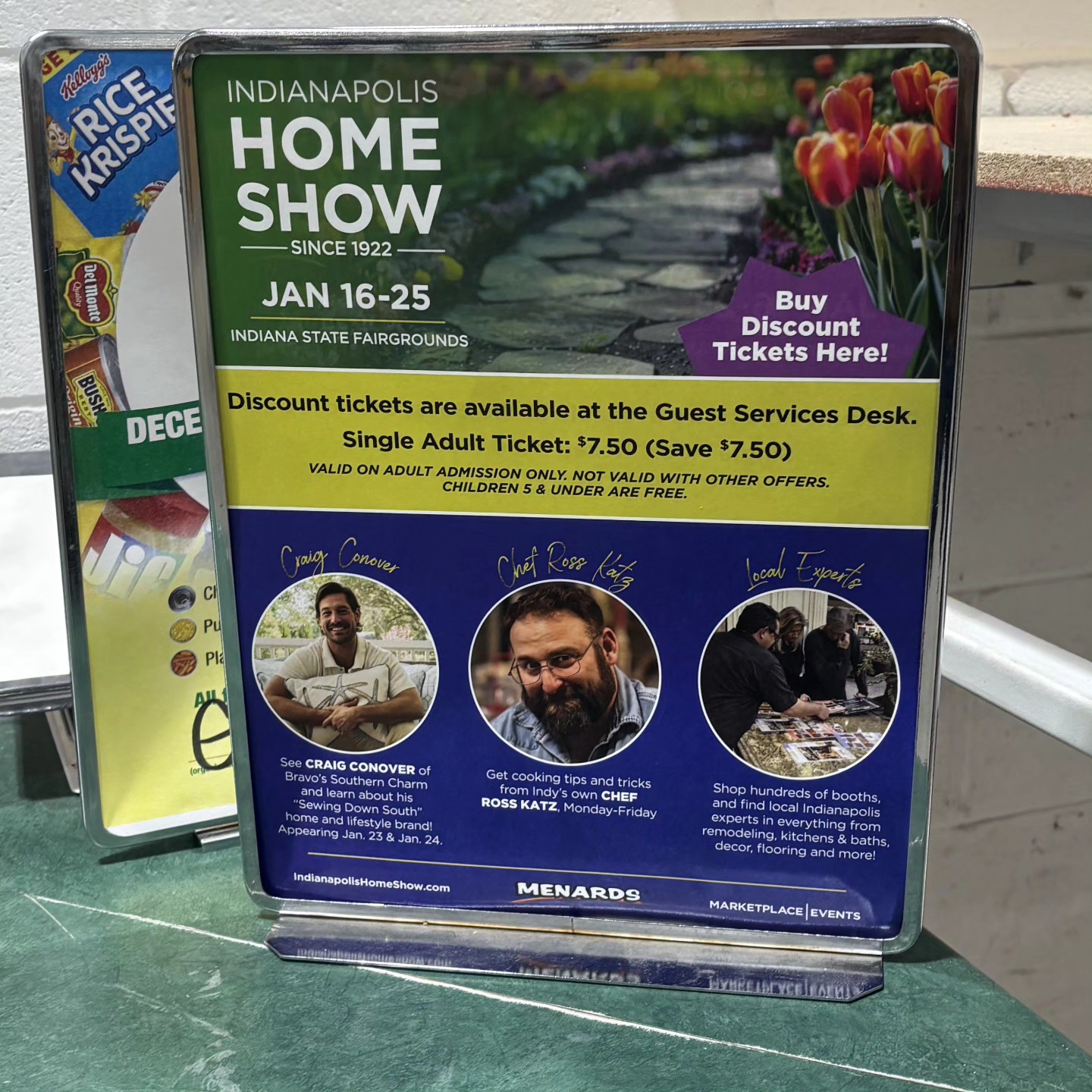 Ross - Big time midwest moment, being featured at the service counter ...