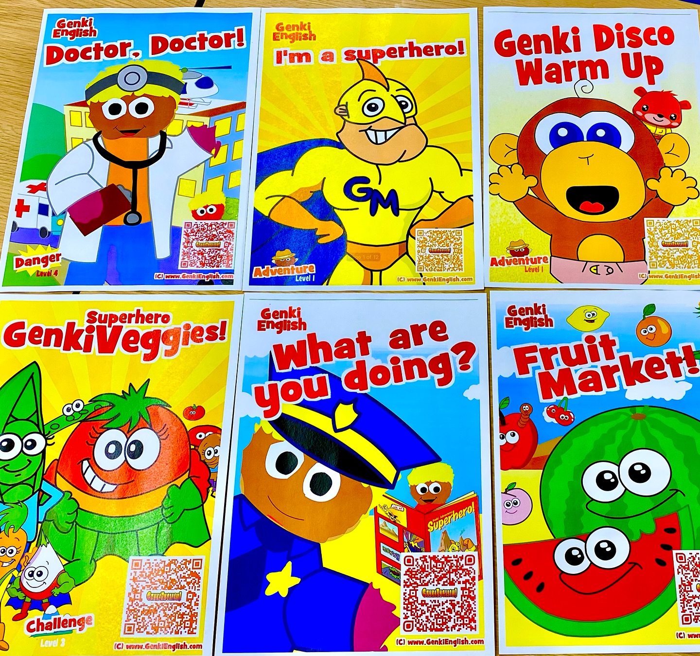 🤯 I'm always amazed at how good the Genki English posters look