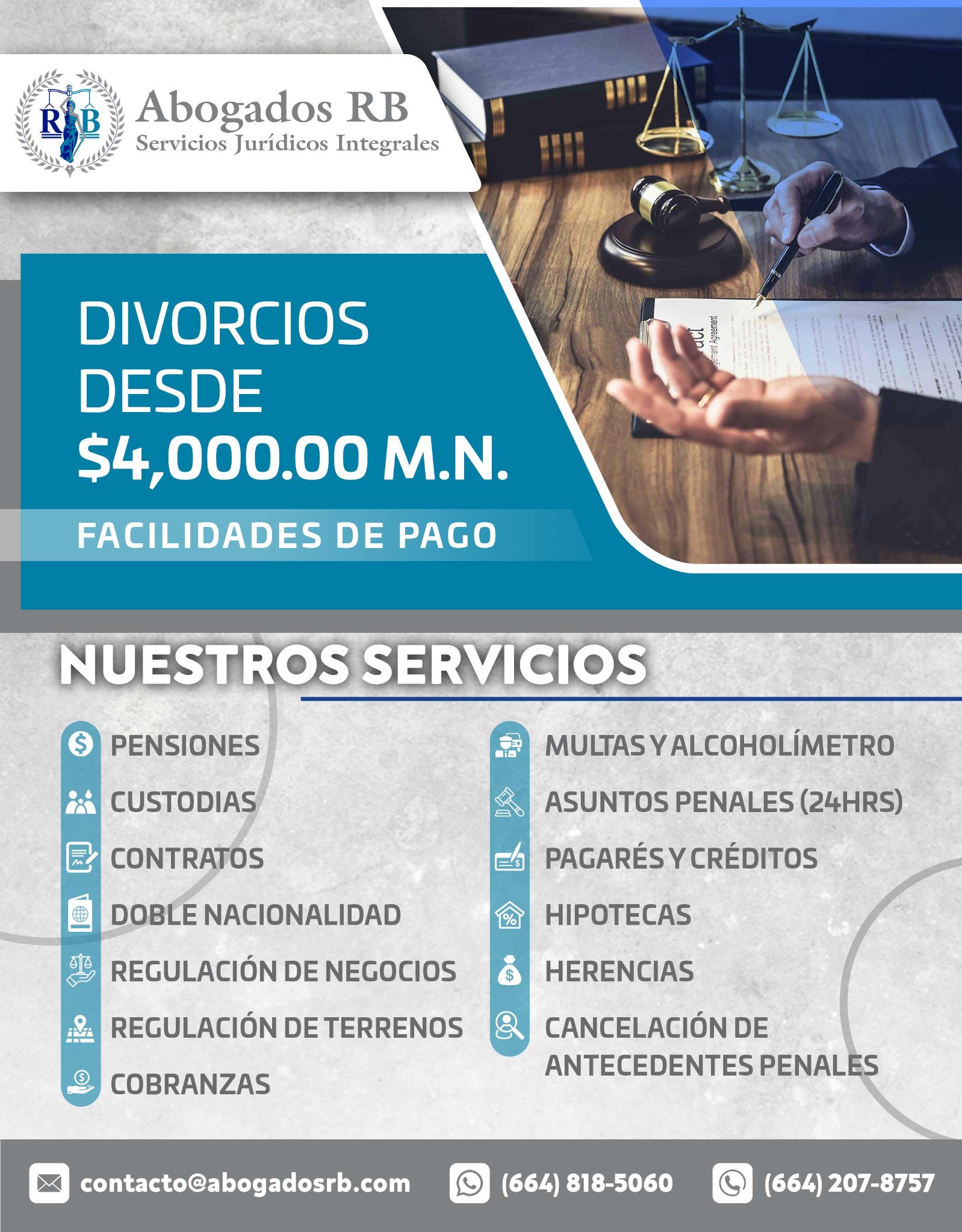 Abogados RB Servicios Jurídicos Integrales | Tijuana