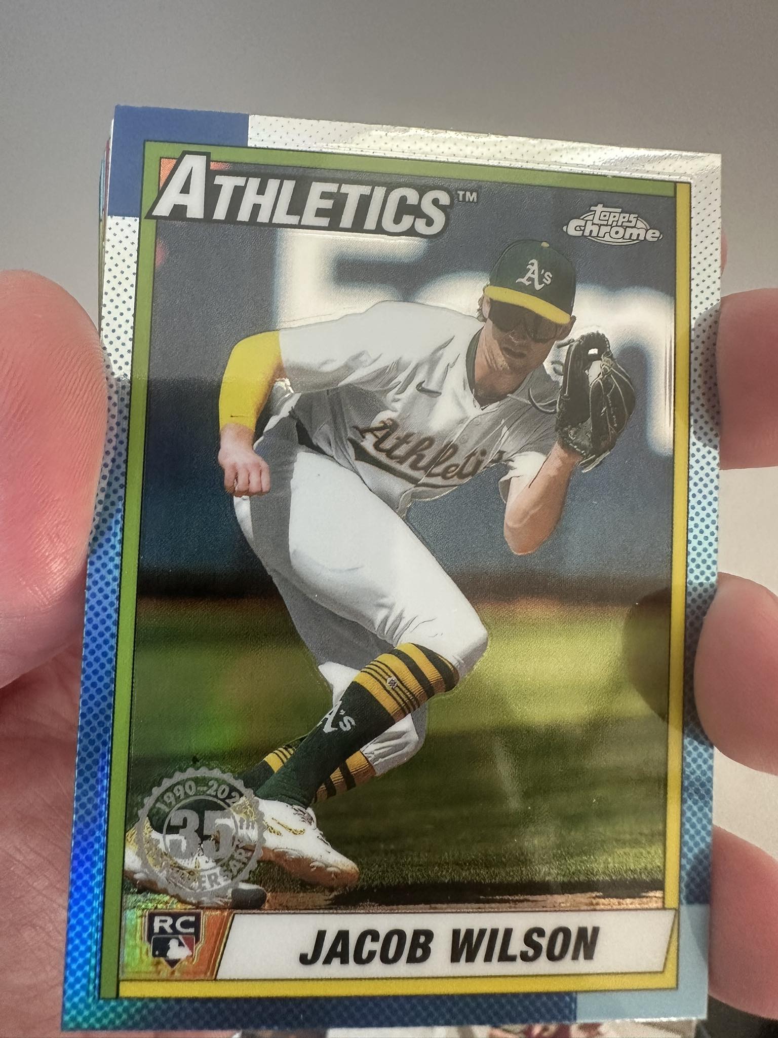 Jacob Wilson Topps Chrome card pull