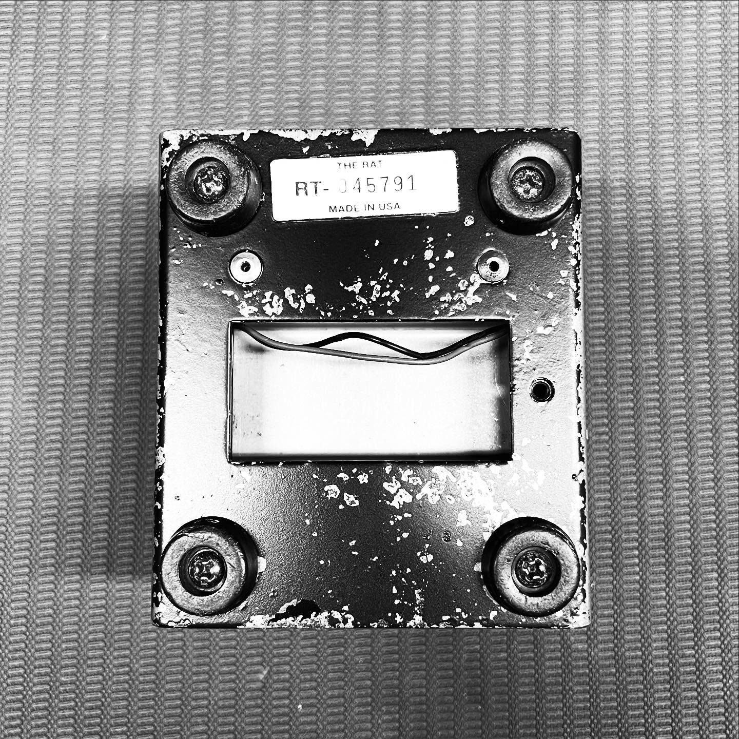Modified 1986 Proco Rat pedal for doom metal