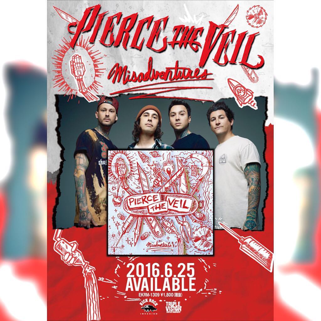CD Pierce The Veil Misadventures 日本盤