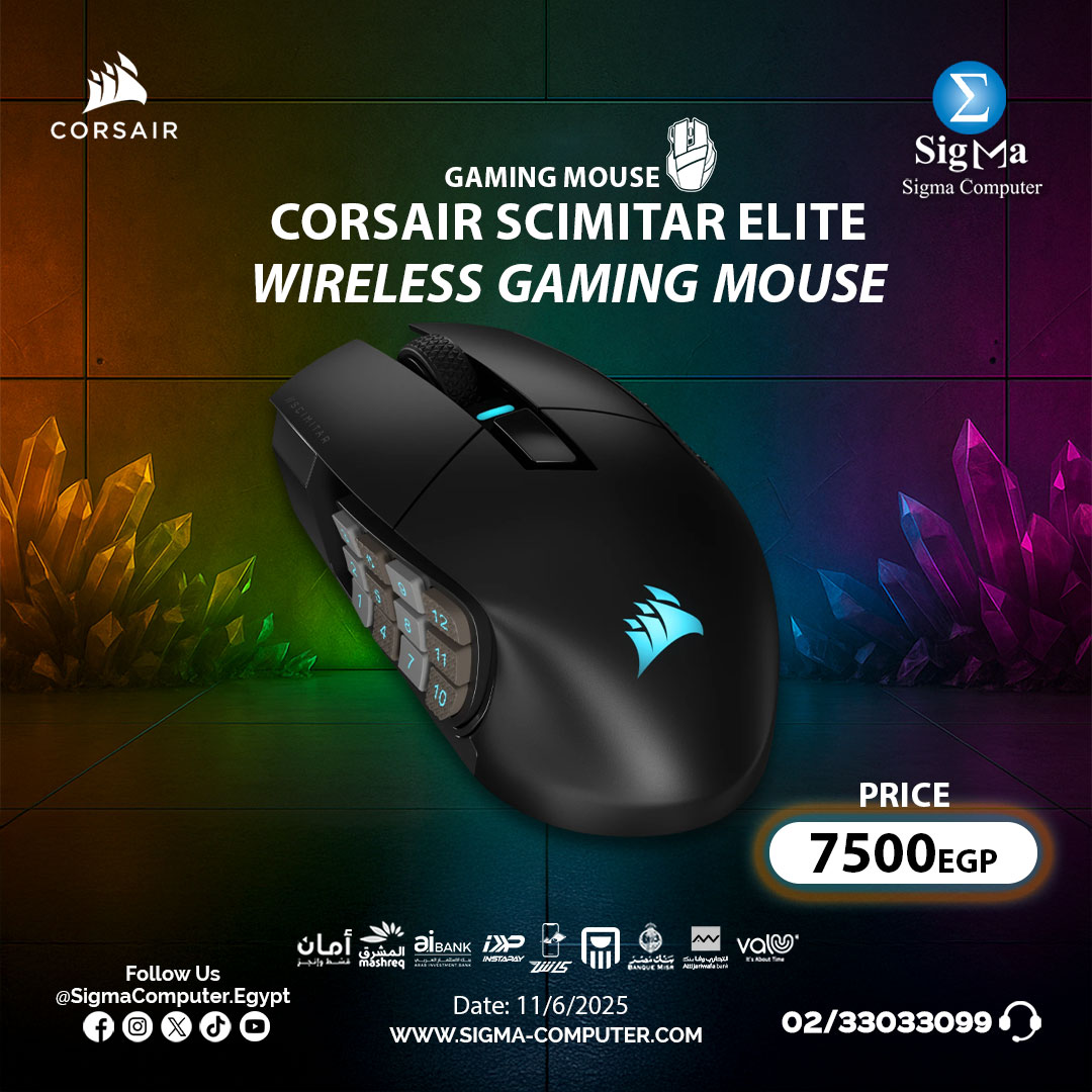 Sigma Computer - Corsair SCIMITAR ELITE WIRELESS 16... | Facebook