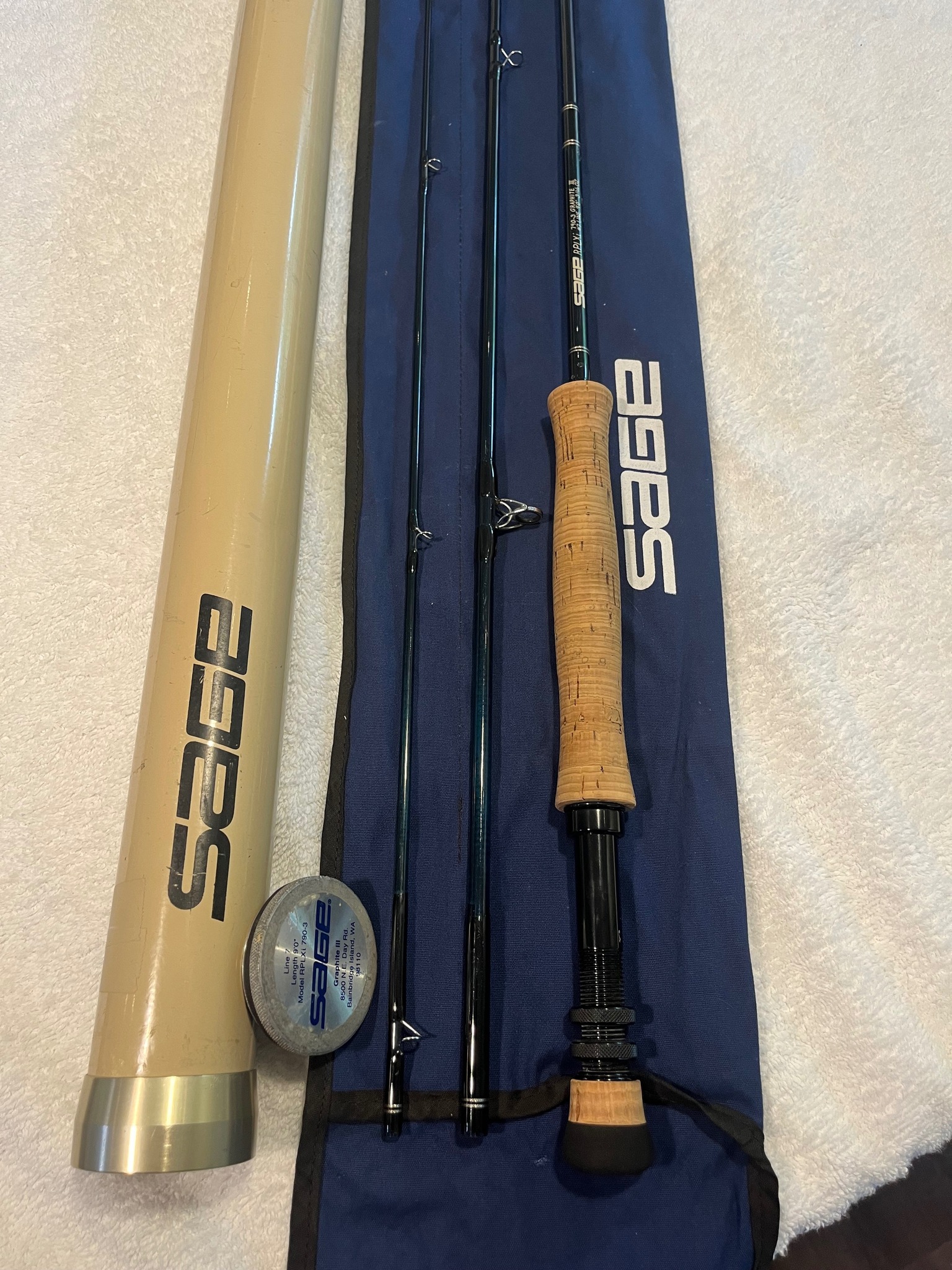 SAGE RPLXi 1090 GRAPHITE IIIとCANYON BG-6 Sage Graphite III 690 RPL rod 6 weight review and information