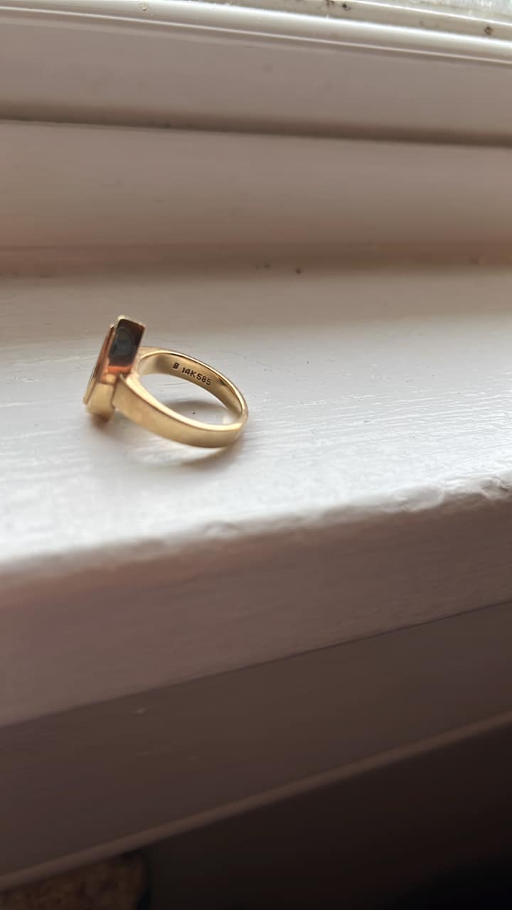 14K、585 What is this 14k gold marked 585 jewelry?