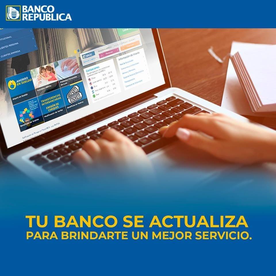 Banco República - Debido a los trabajos de implantación de nuestro ...