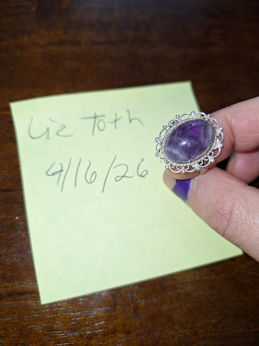 Information on 1930s Mexican silver amethyst ring? | Guadalajara