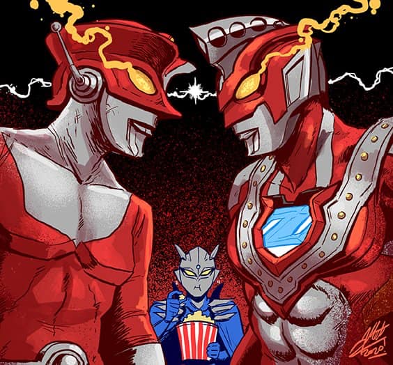 Looks very familiar. おなじみの外観 #Ultraman Z #Redman