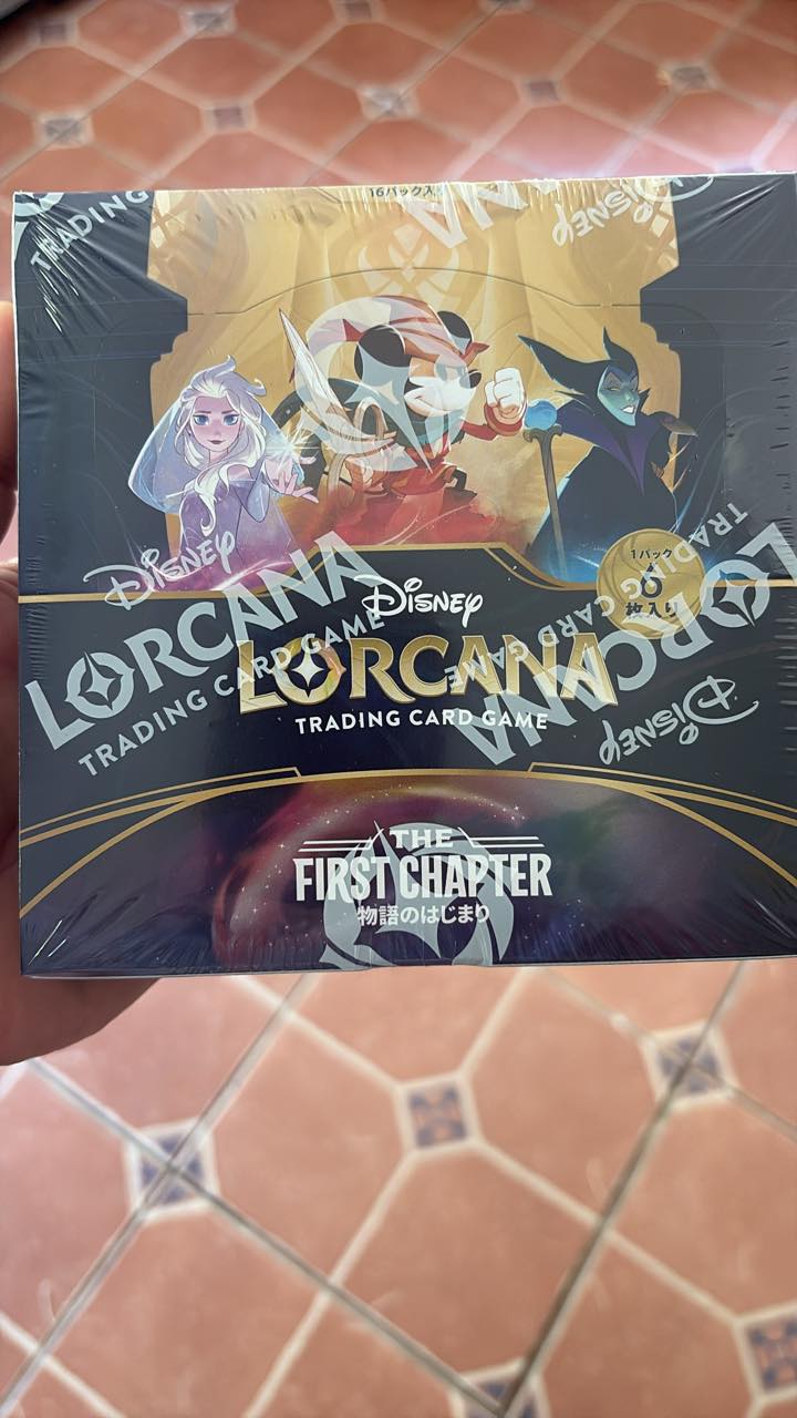 Should we keep Disney Lorcana TCG Japanese First Chapter boxes