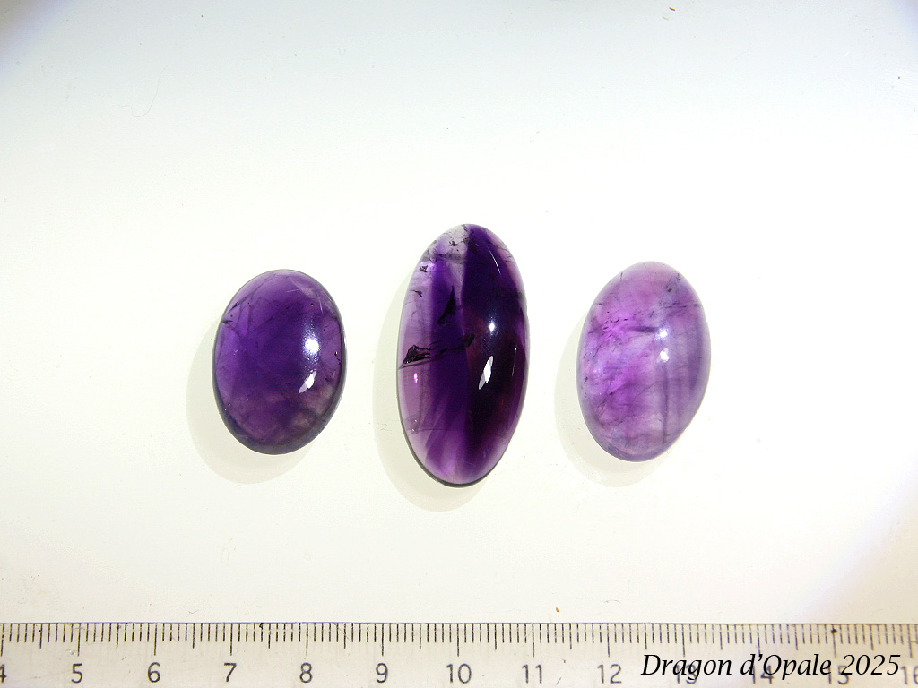 Boucles d’oreilles améthyste du Brésil (boa1) | Cœur de Pierres