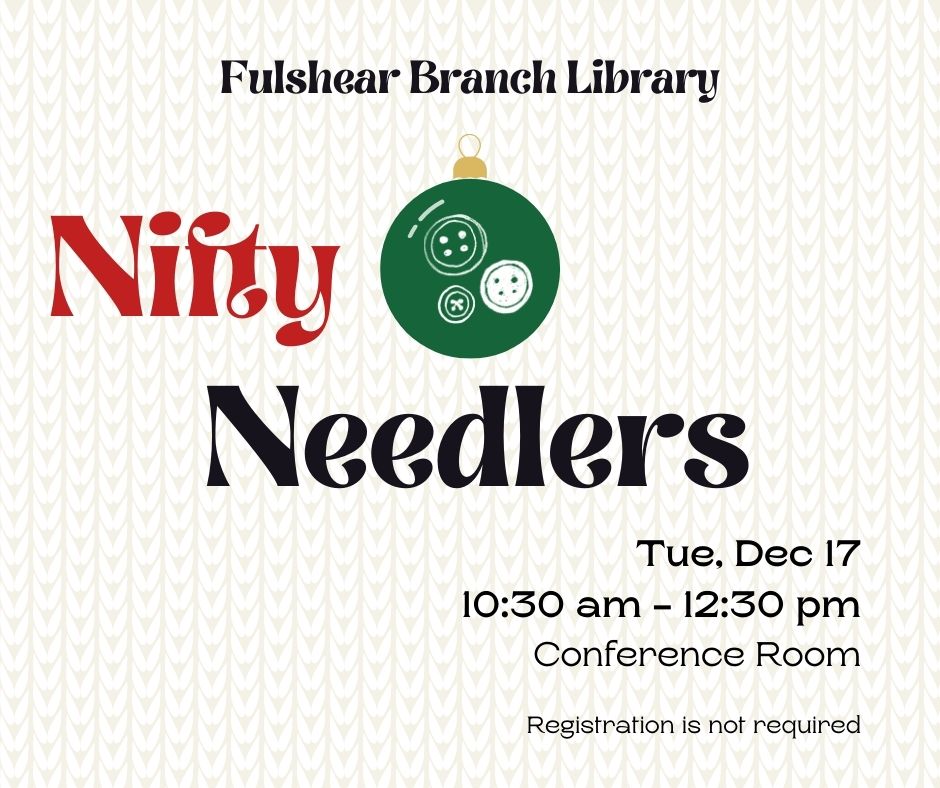Fulshear - 🪡 Bring your yarn, strings, and needles to Fulshear Branch ...