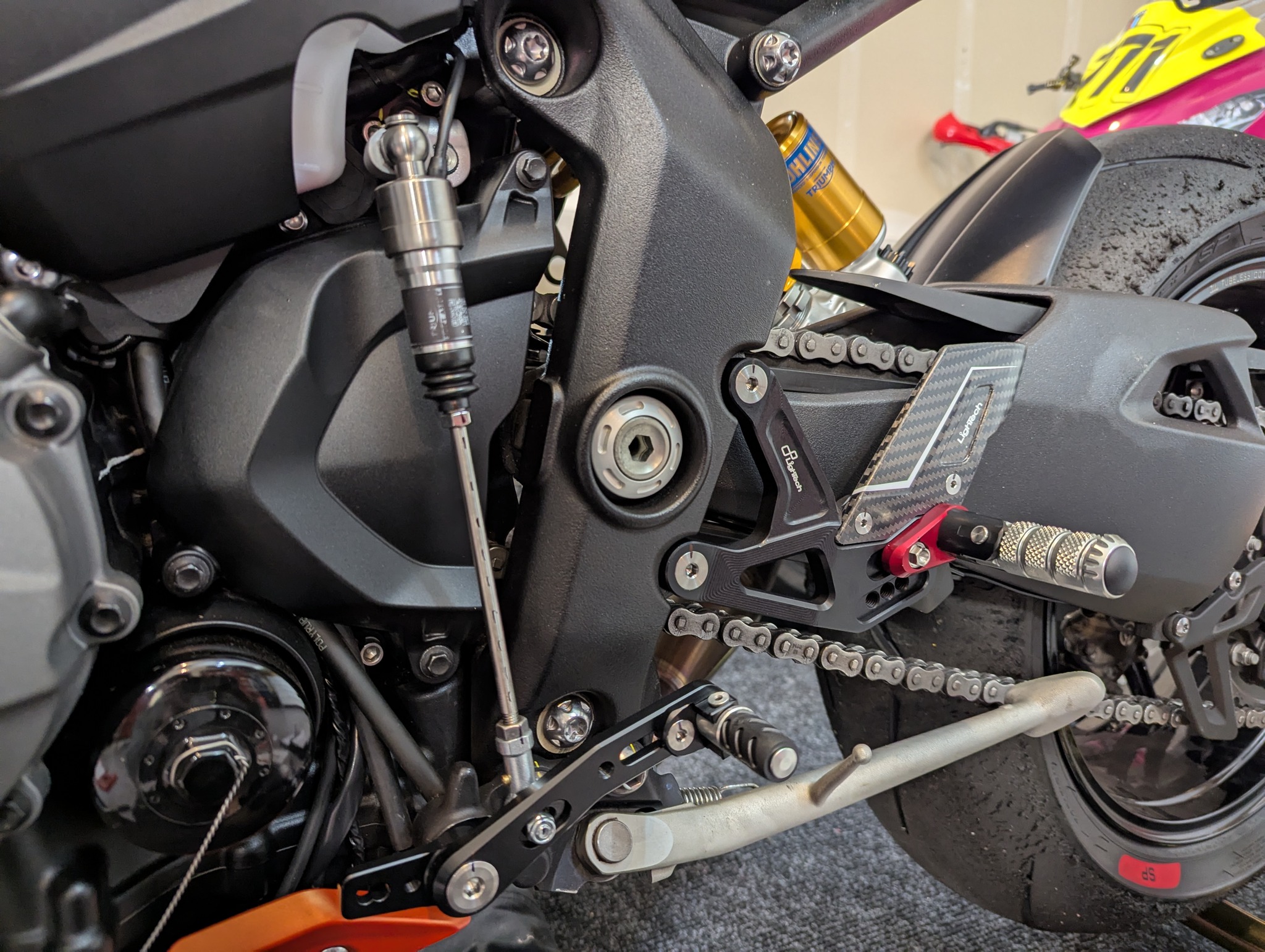 GP shift on speed triple installed successfully