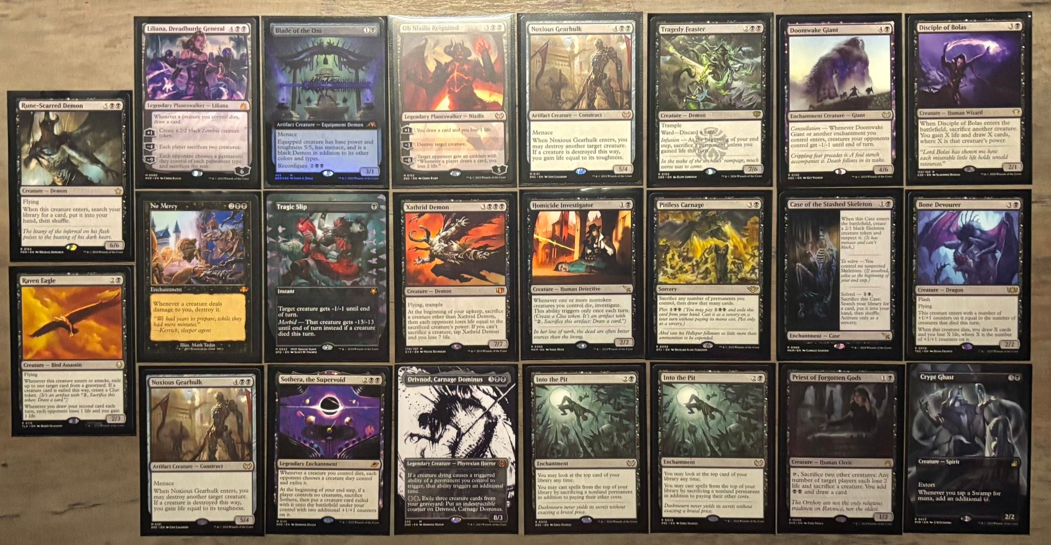 mtg black card list Creature Deck - Knight - Powerful - Modern Legal - Custom Built - Magic The Gathering - Buy Information  Draw a card The Most Exciting Black Cards
