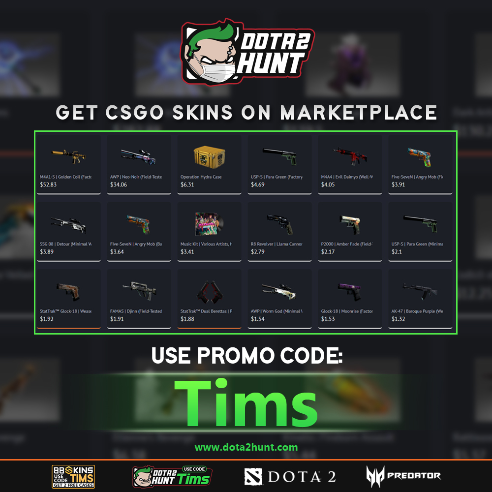 Tims - Hindi lang dota2 items, pwede din CSGO skins!, get your skins ...