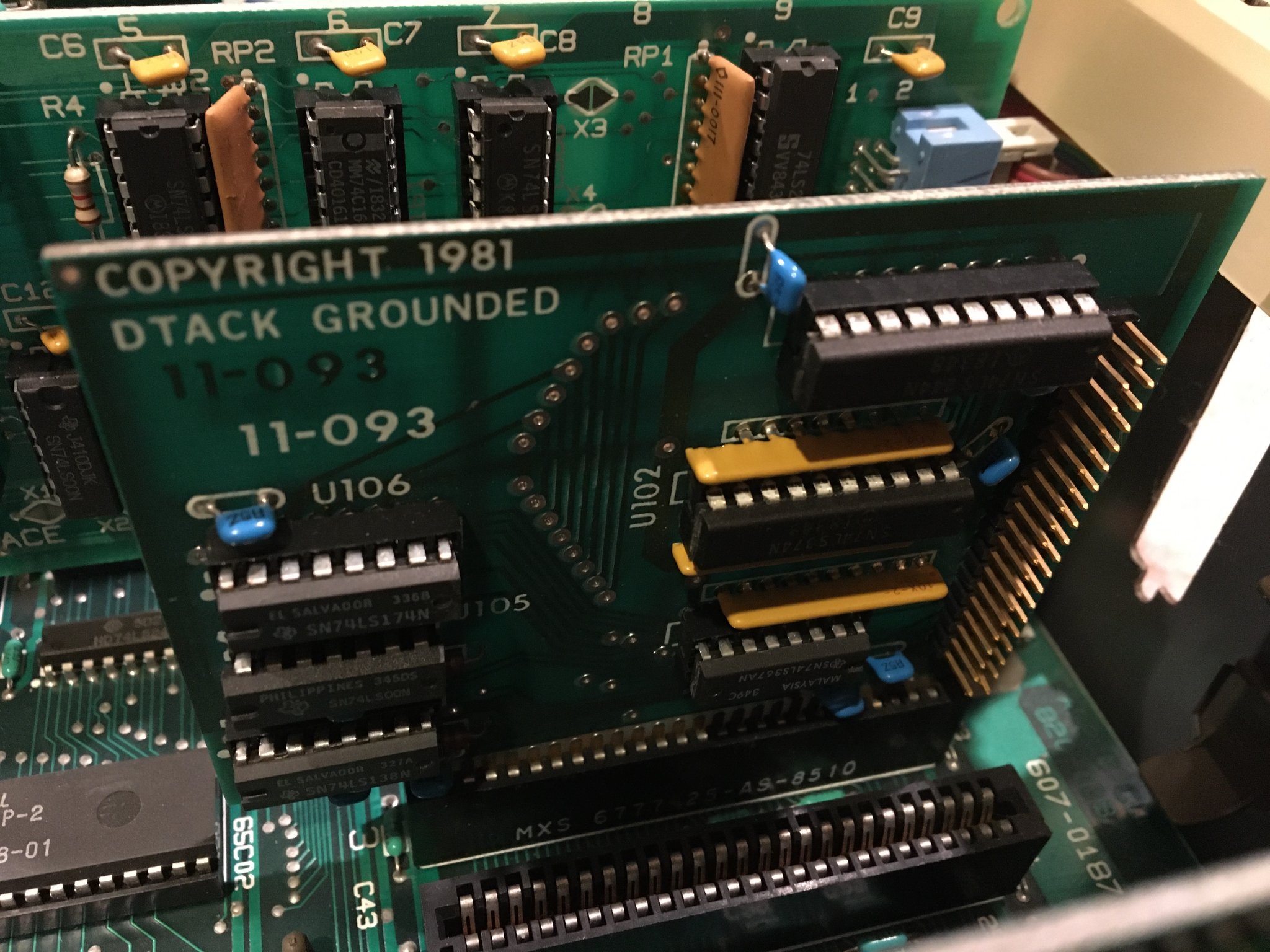 Can a vintage 68k coprocessor interface card be adapted for modern