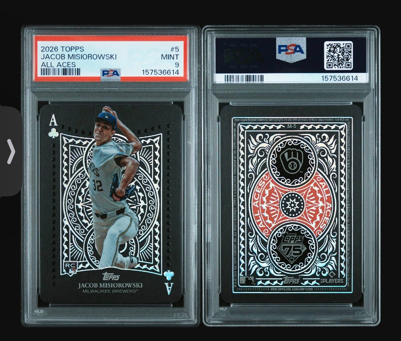 Topps series 1 all aces rookie card for sale