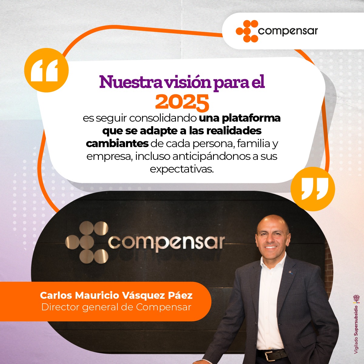 Compensar- - Carlos Mauricio Vásquez Páez nuestro director general ...