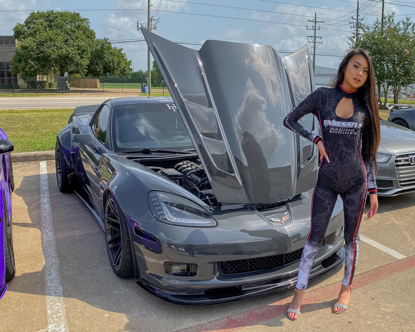 C6 Corvette ZR8X - Excessive Racing Engines Lady @_jasminepham_ during ...