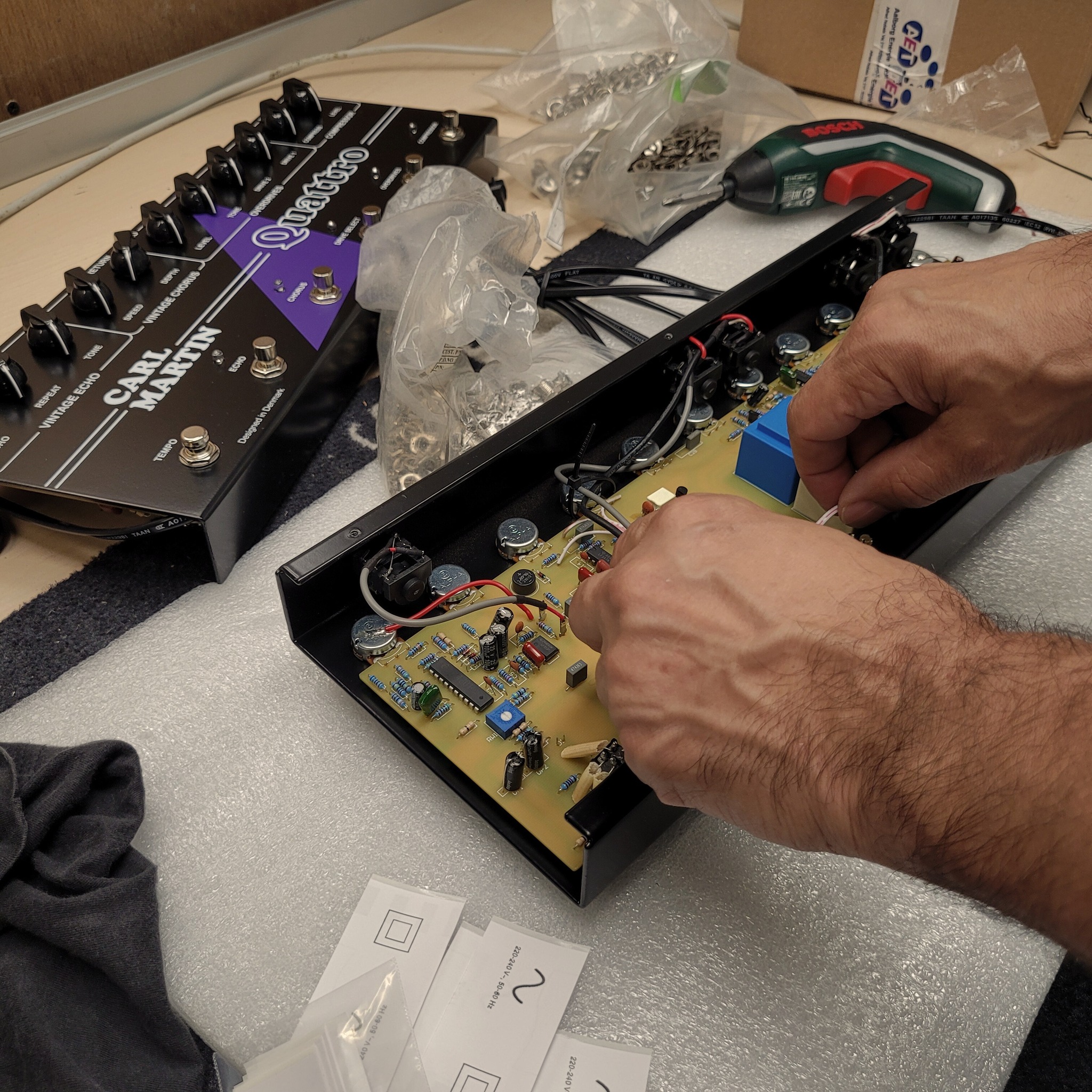 Owning a Carl Martin Quattro multi-fx board