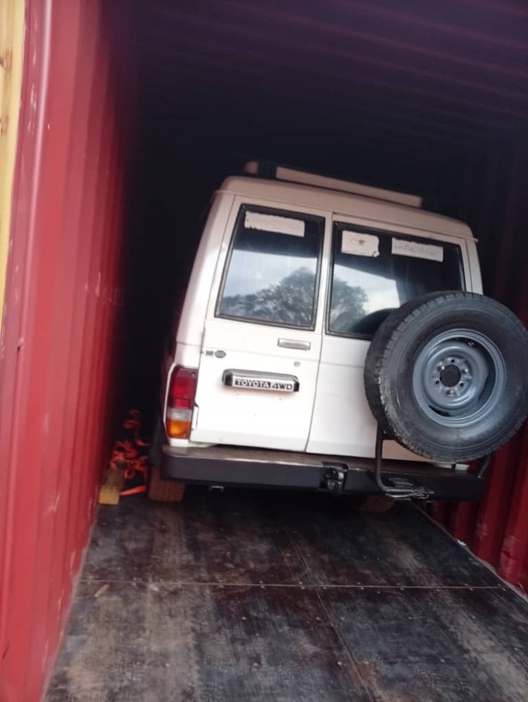 Importing Toyota Land Cruiser HZJ75 troop carriers to Seattle, WA
