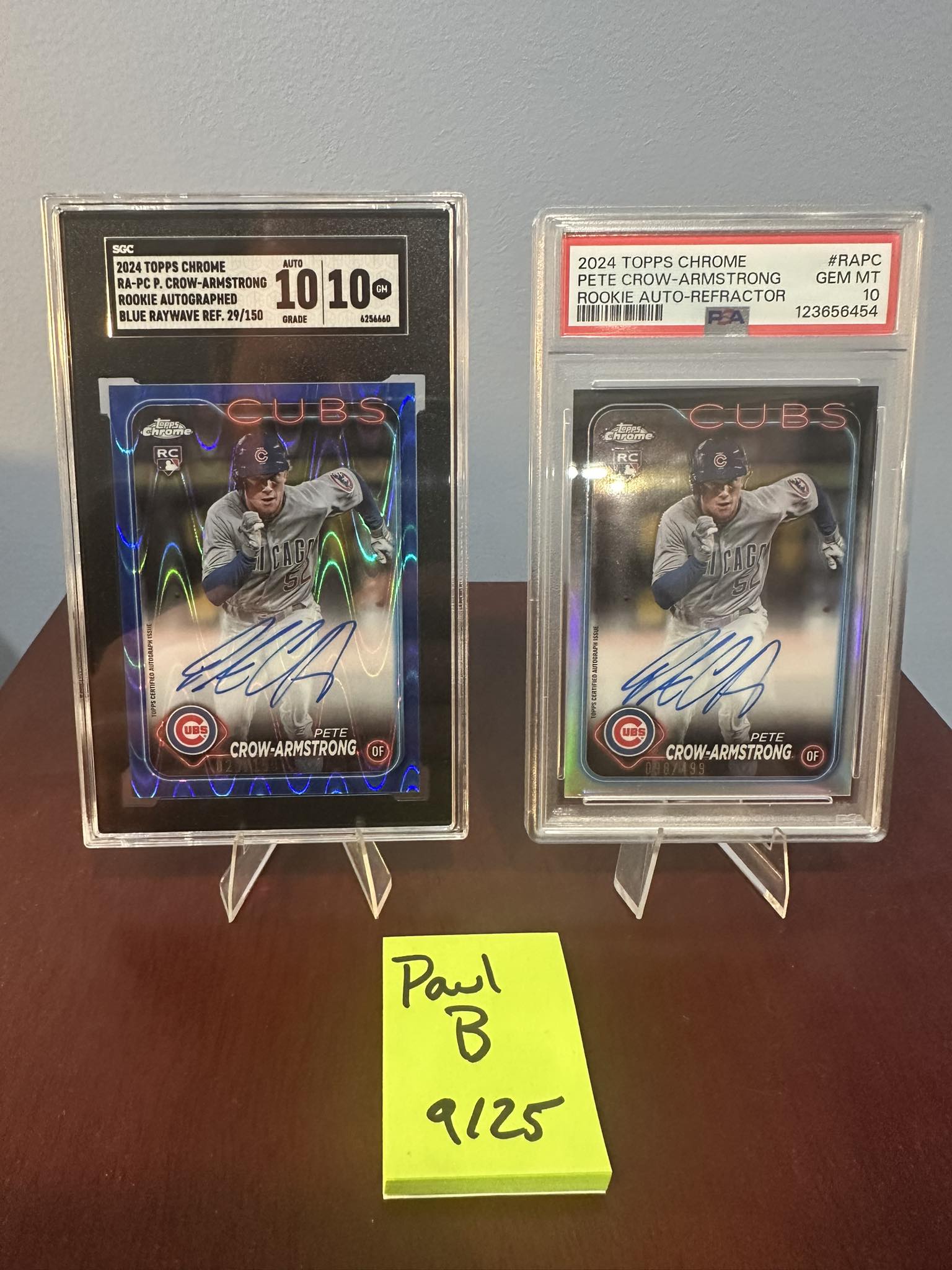2024 Topps Chrome Cosmic Pete Crow Armstrong RC auction