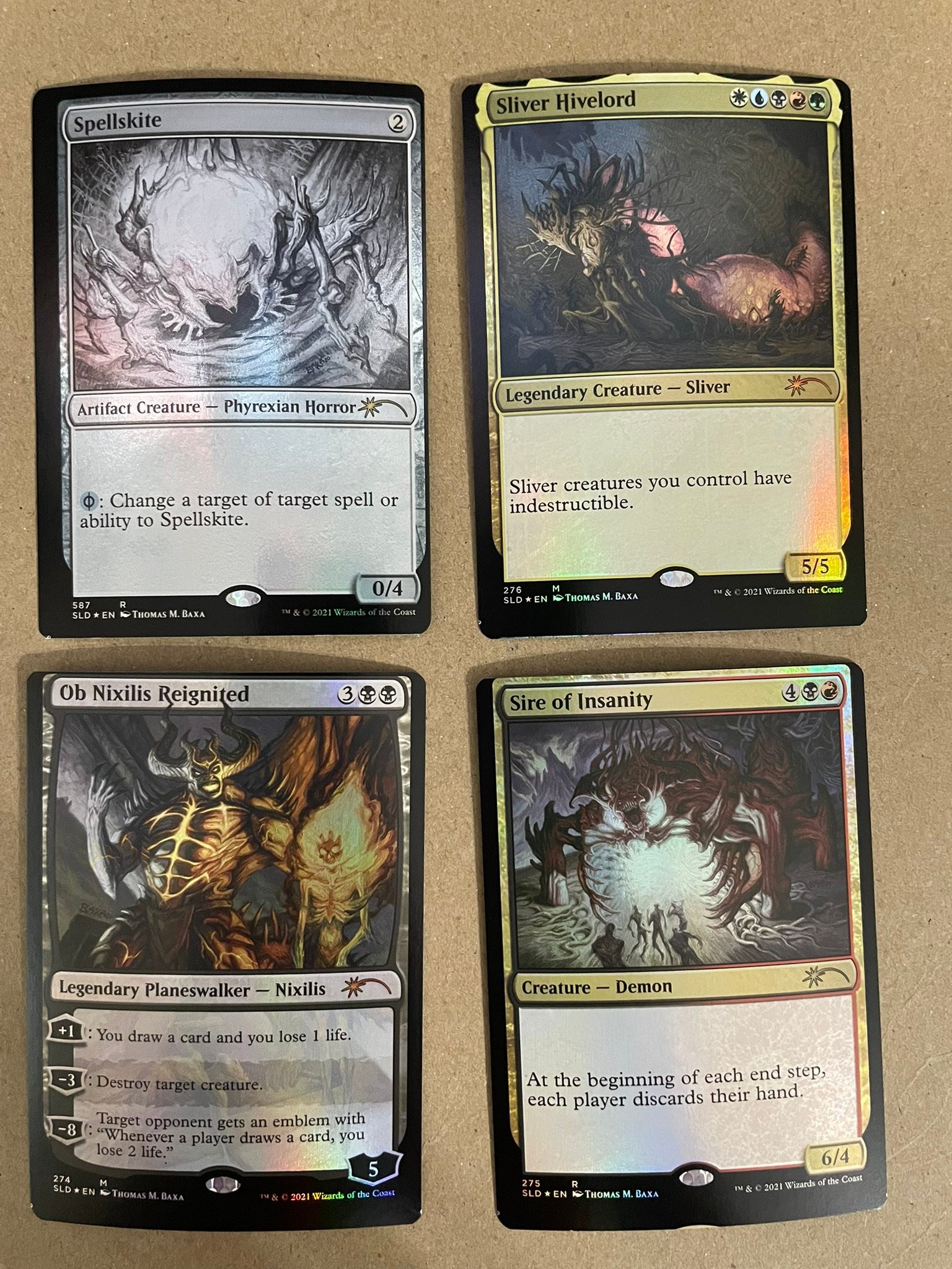 Miscut magic cards for sale