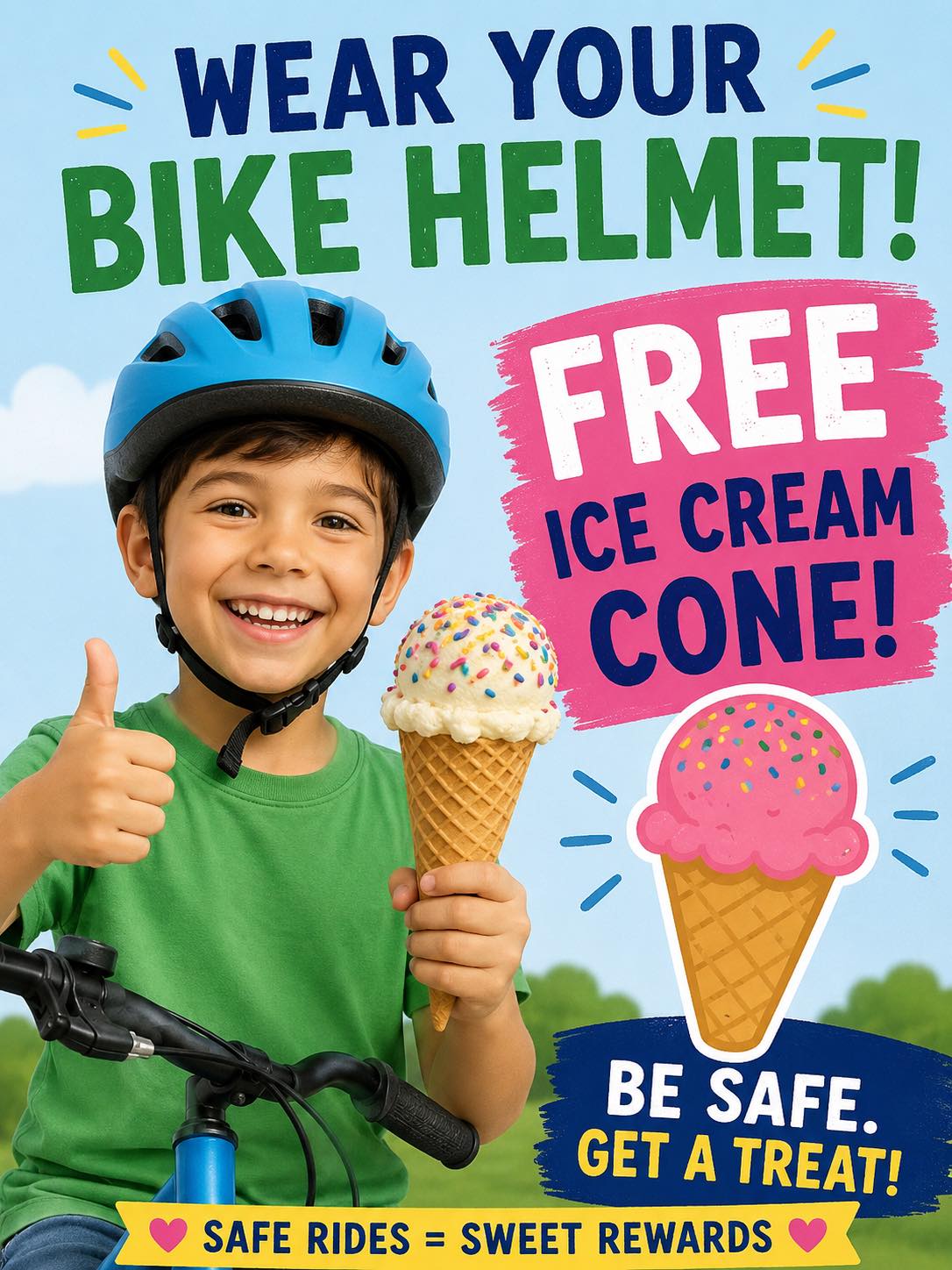bike ice cream helmet Head Candy | Safe, Stylish, & Fun Kids Helmet D*Face X Romance 'Ice Cream'