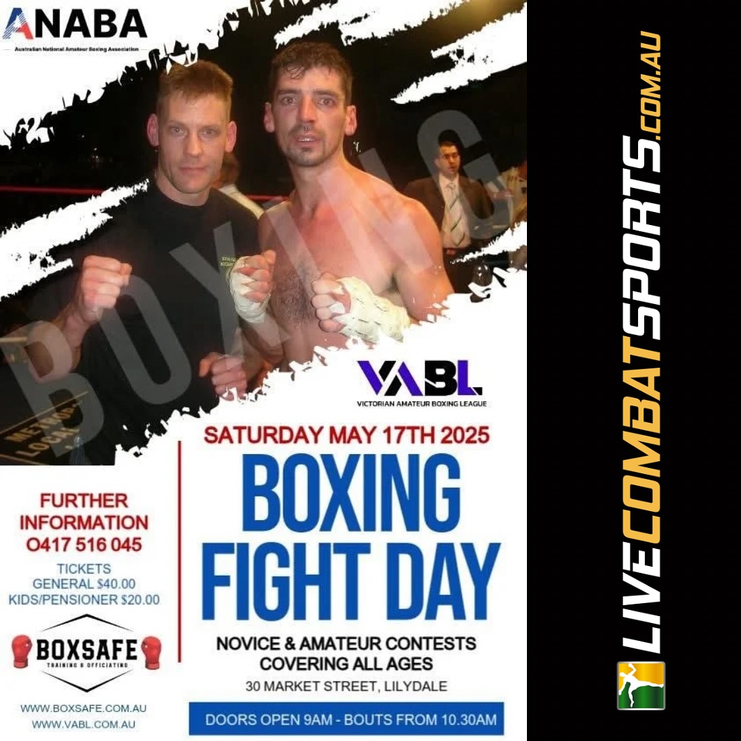 💥Fight card Info💥 @vabl.au is LIVE from... - Livecombatsports | Facebook